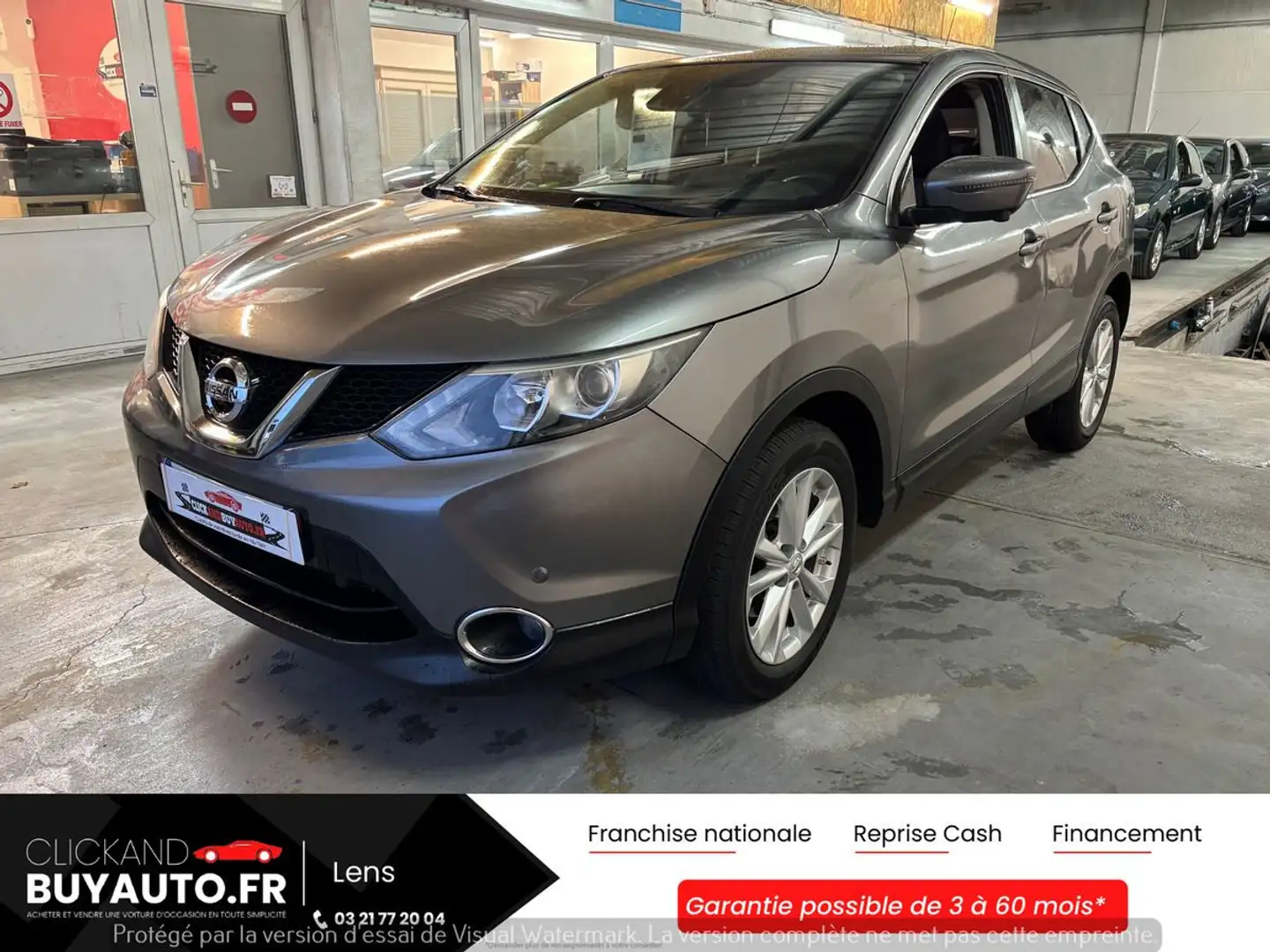 Nissan Qashqai 1.6 DCI 130 cv N-Connecta BVA // CAMERA DE RECUL / BLUETOOTH / GPS Gris - 1