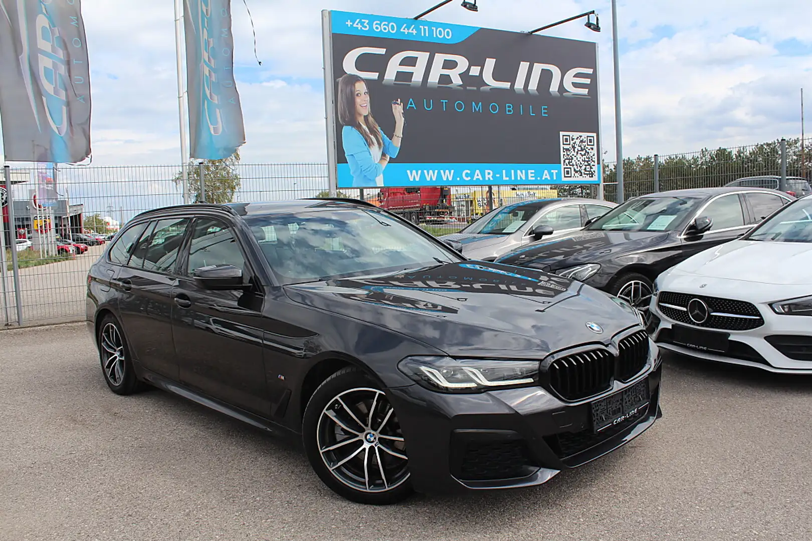BMW 520 d xDrive Touring M Sport Paket Head-Up LED Lede... Silber - 1