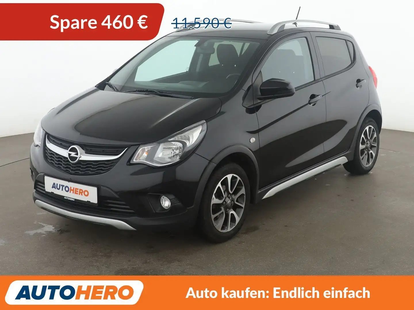 Opel Karl 1.0 Rocks Aut*TEMPO*PDC*SHZ*KLIMA*GARANTIE* Schwarz - 1