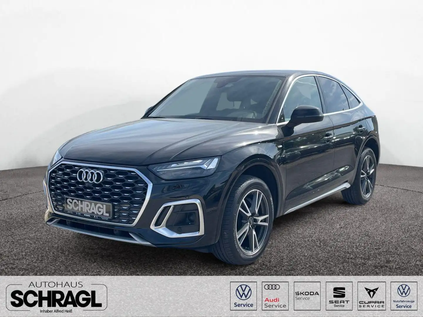 Audi Q5 Sportback 40 2,0 TDI S-LINE AHK+PANO+MATRIX Schwarz - 1