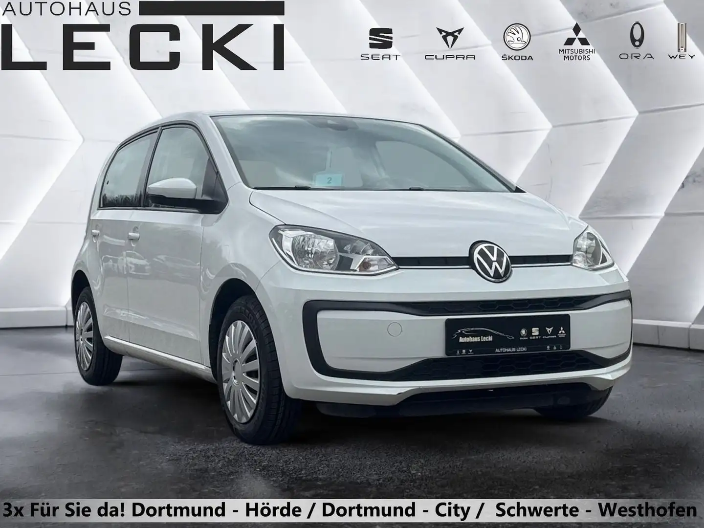 Volkswagen up! move up! 5-TÜRER*KAMERA*4SEASON*PDC*WECONNECT* Weiß - 1