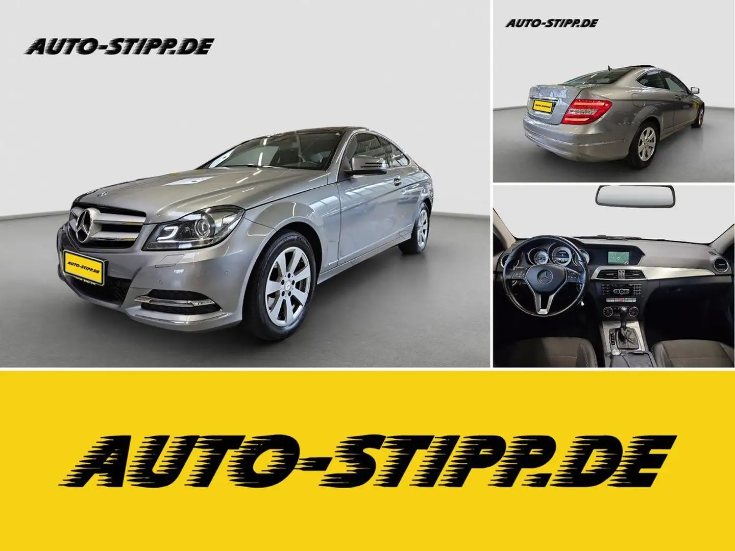 Mercedes-Benz C 180 Coupe NAVI TEMP PANO XENON SITZH BLUET PDC Gris - 1
