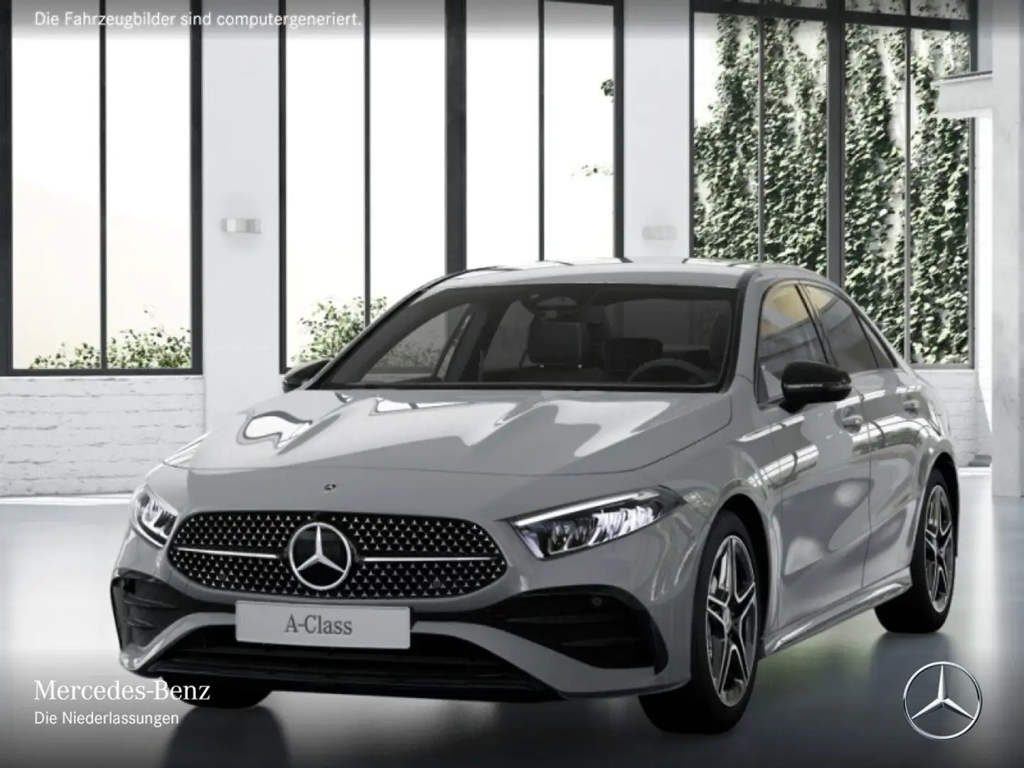 Mercedes-Benz A 200 Lim AMG+NIGHT+AHK+LED+STHZG+KAMERA+TOTW+7G Grau - 2