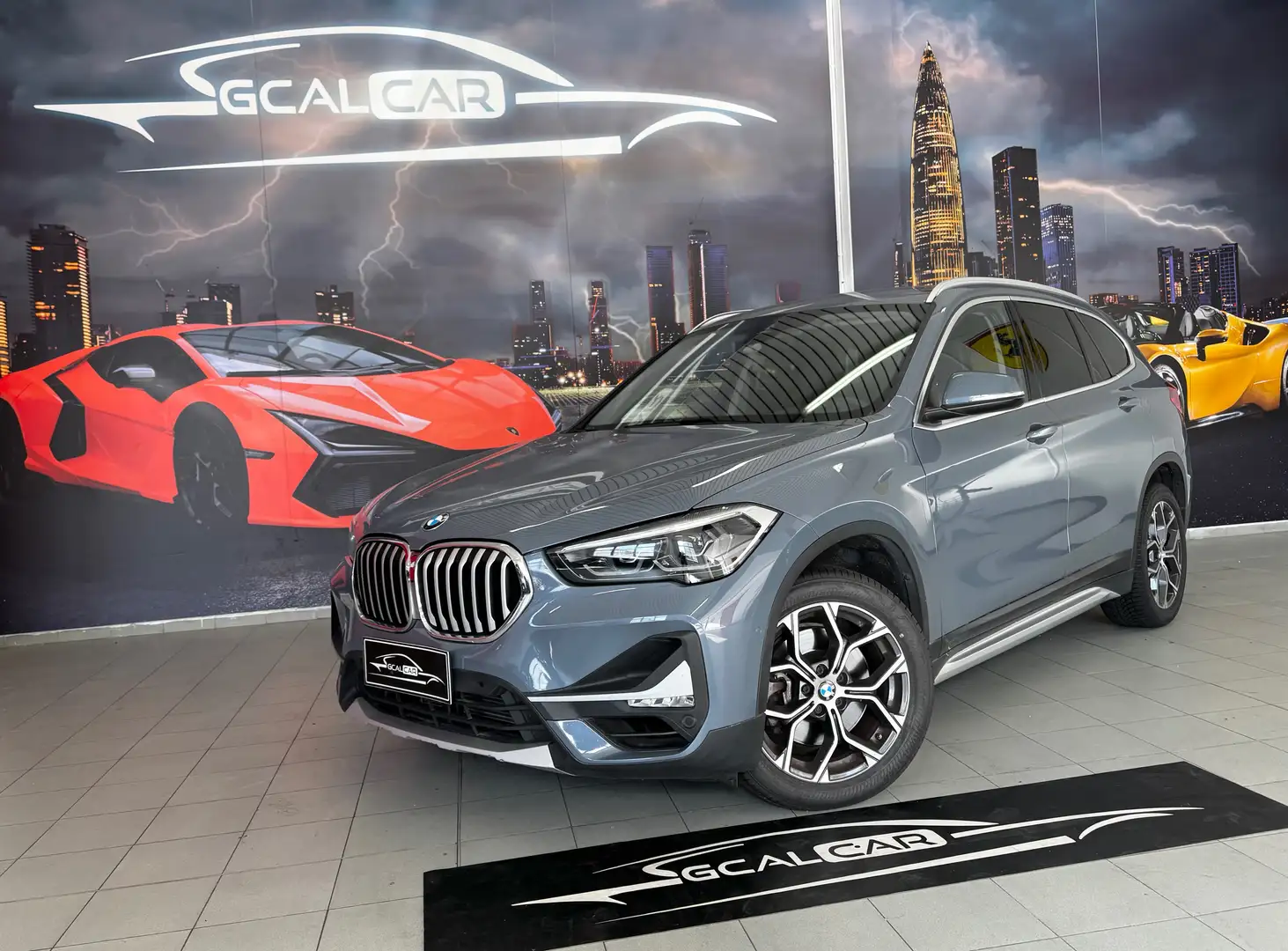 BMW X1 190 CV XLINE 20I AUTOMATICO BENZINA CERTIFICATA Gris - 1