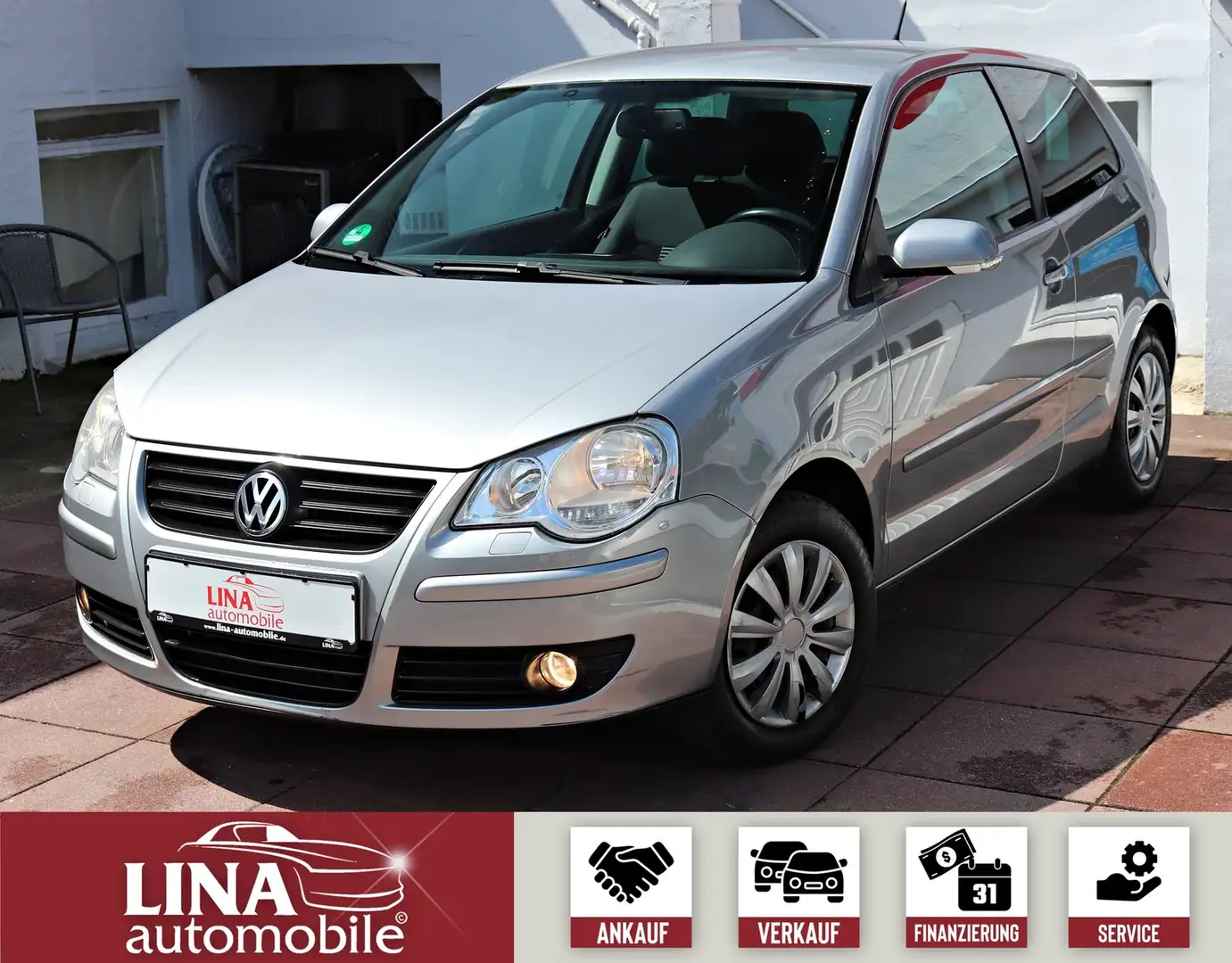 Volkswagen Polo 1.4 United Klimaaut.*2xSHZ*PDC*Tempomat Gris - 1
