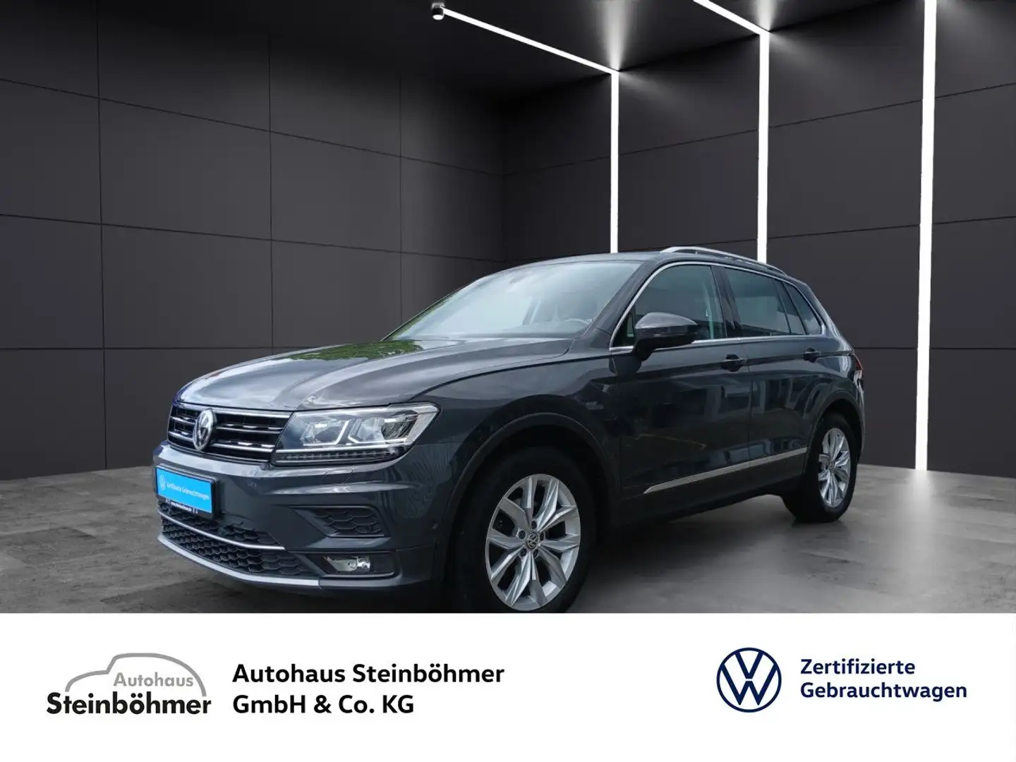 Volkswagen Tiguan Highline 1.5TSI DSG NAVI AHK LED Sportpaket Gris - 1