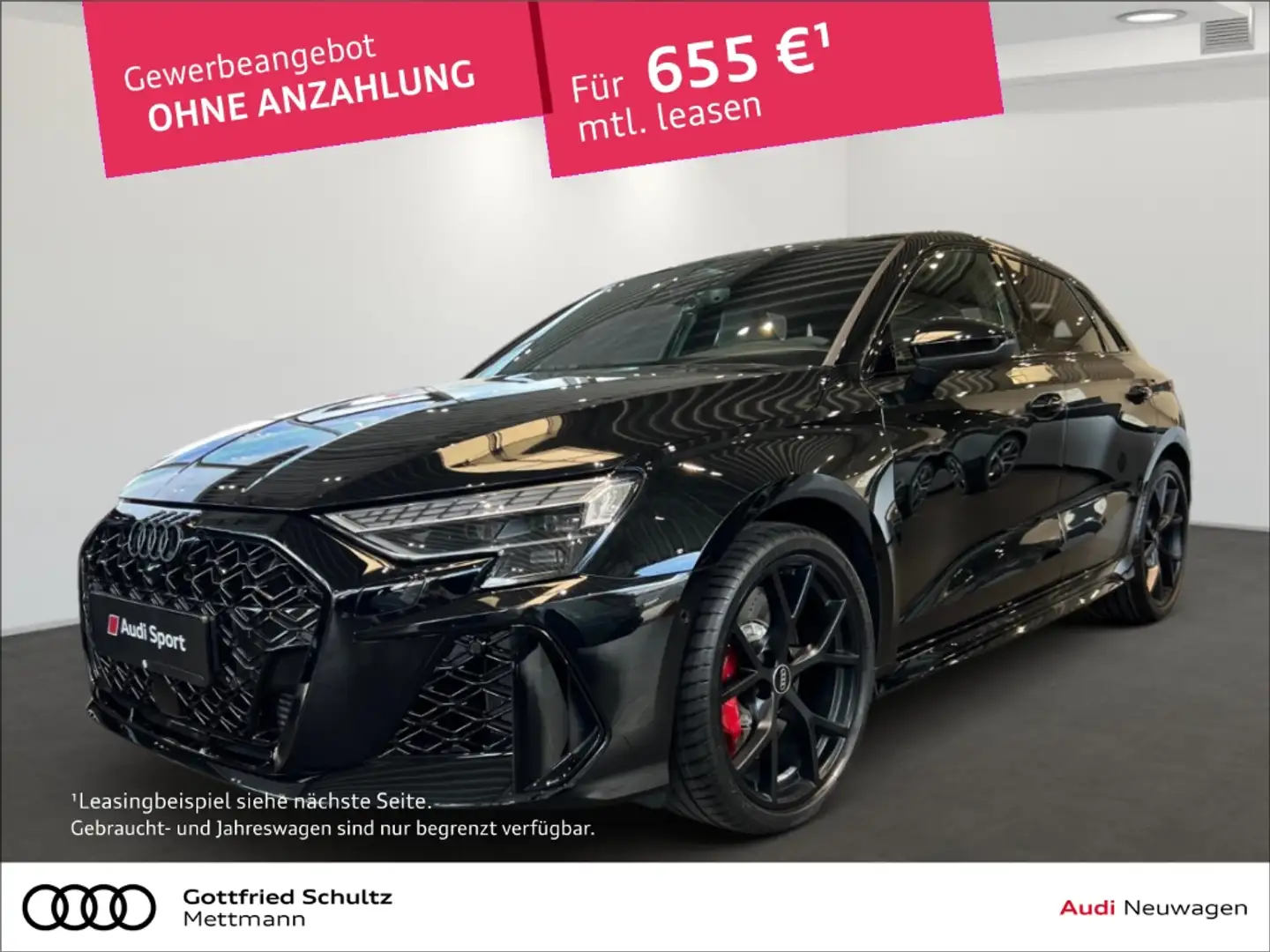 Audi RS3 SPORTBACK SALE RS SPORTABGAS MATRIX UVM. 2.5 294 Noir - 1