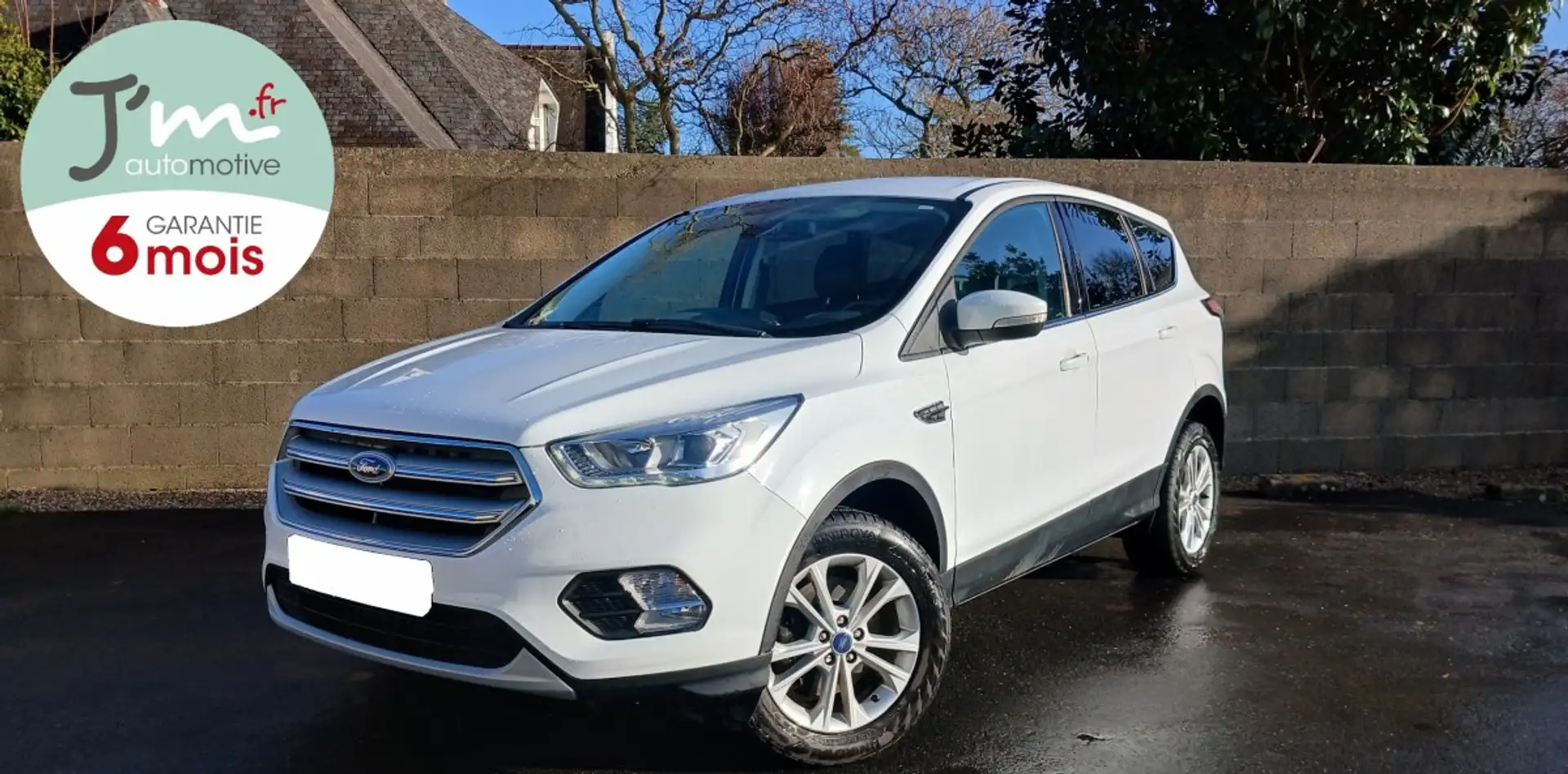 Ford Kuga II 2.0 TDCI 150ch S/S 2WD TITANIUM Blanc - 1