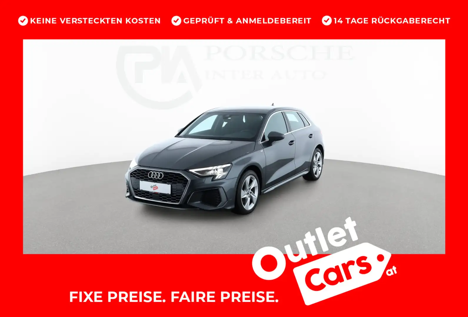Audi A3 35 TFSI S line exterieur Grijs - 1