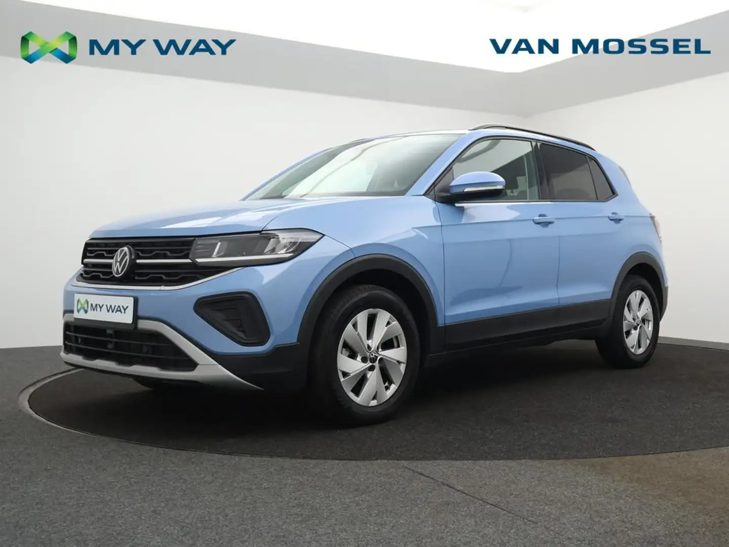 Volkswagen T-Cross T-Cross 1.0TSI 115PK Life *AUTOMAAT*DIGITAL DASHBO Blauw - 1