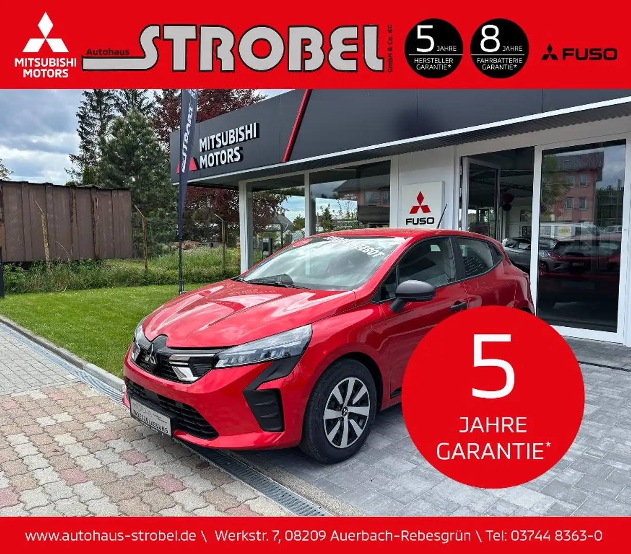 Mitsubishi Colt BASIS 1.0 *AKTIONS-PREIS*TAGESZULASSUNG* Rosso - 1