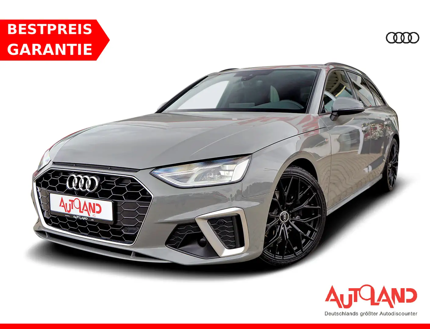 Audi A4 Avant 35 2.0 TFSI S-Tronic S-Line Navi ACC Gris - 1