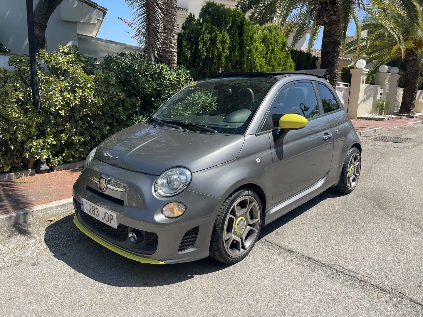 Abarth 595C Cabriolet , Monza 1.4 Turbo 16v, 140cv Automatcio Szary - 1