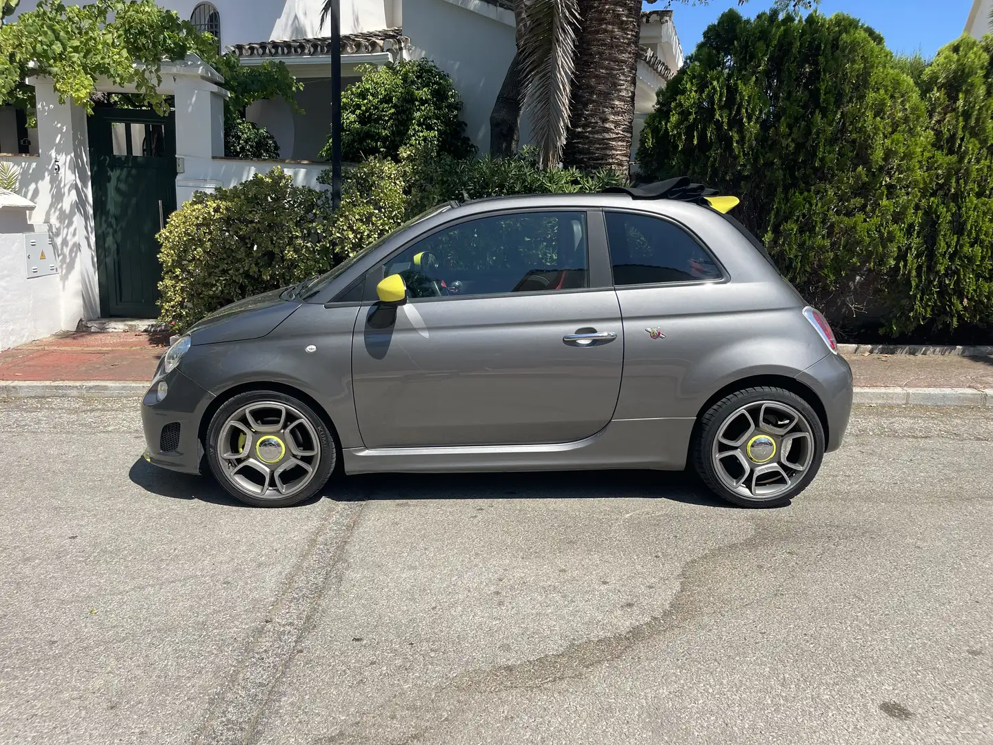 Abarth 595C Cabriolet , Monza 1.4 Turbo 16v, 140cv Automatcio Szary - 2
