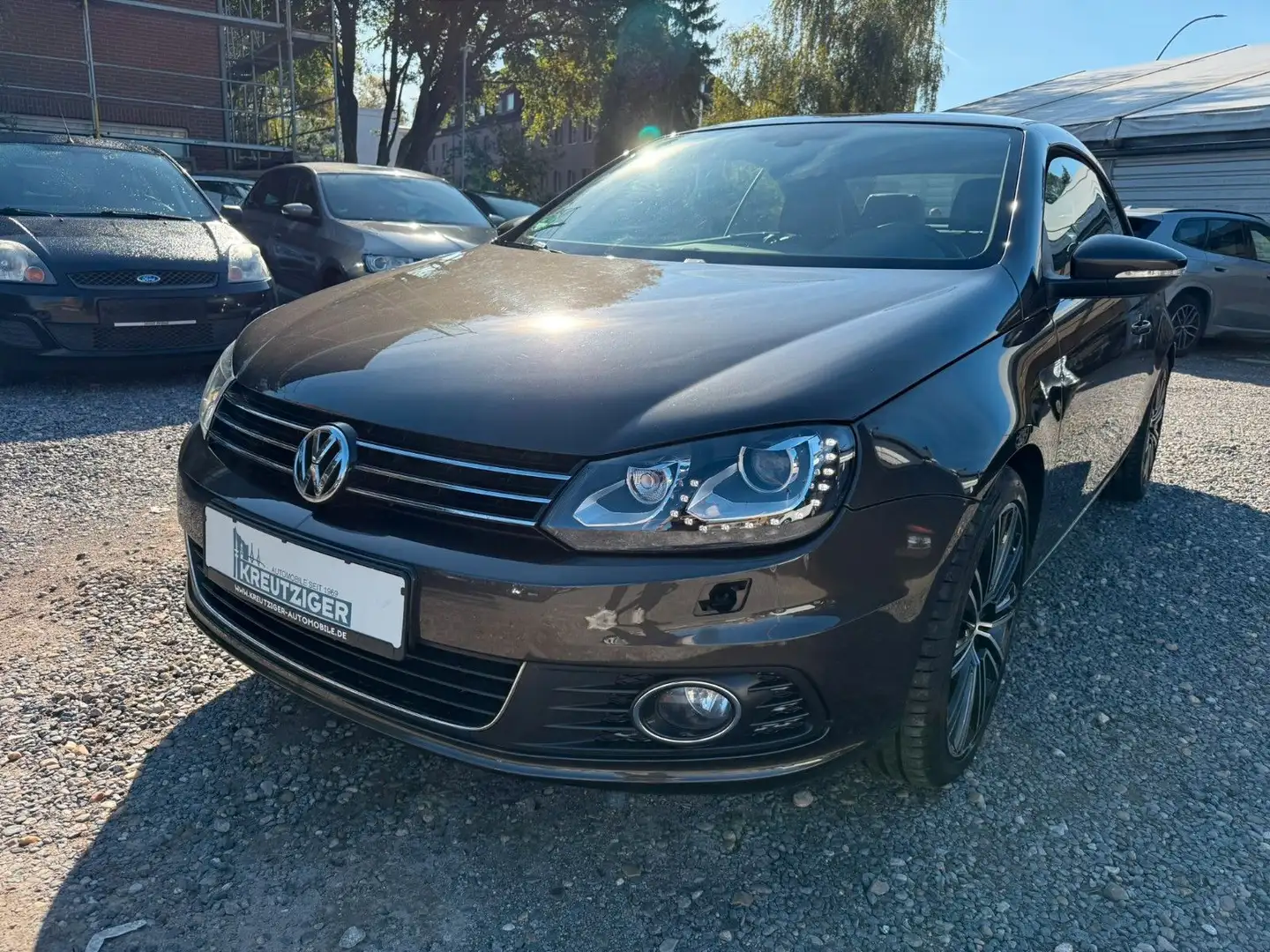 Volkswagen Eos Exclusive 2.0 TDI --Standhzg.+Leder-- Braun - 1