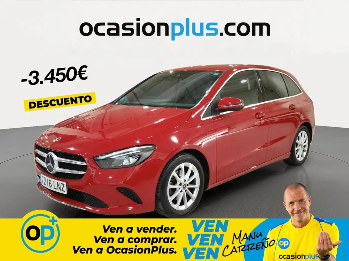 Mercedes-Benz B 180 7G-DCT Rojo - 1
