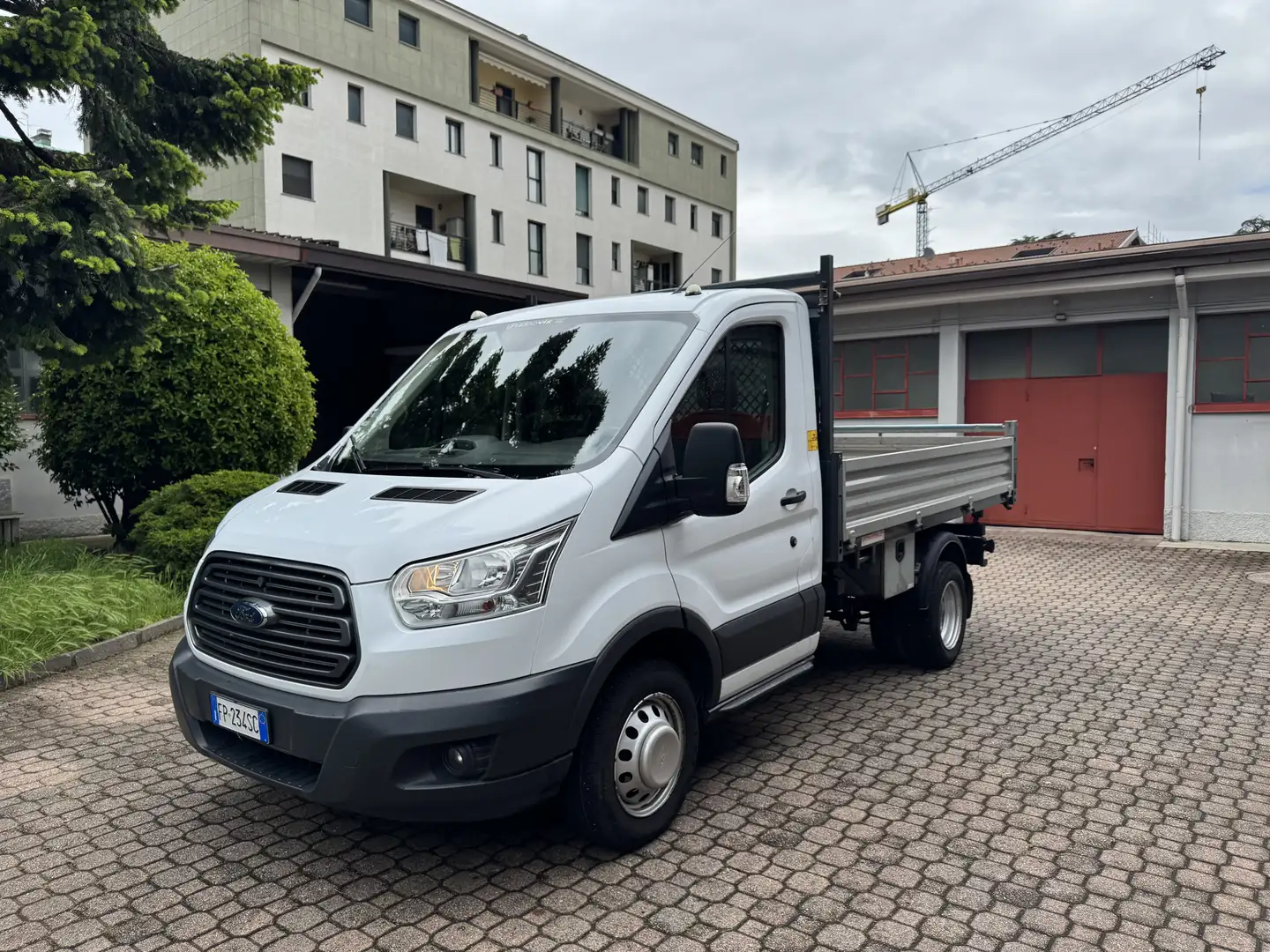 Ford Transit RIBALTABILE EURO 6 Blanc - 1
