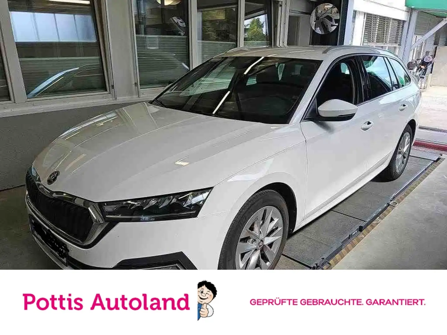 Skoda Octavia Combi 2.0 TDI DSG STYLE AHK NAVI LED SITZHZG Weiß - 1