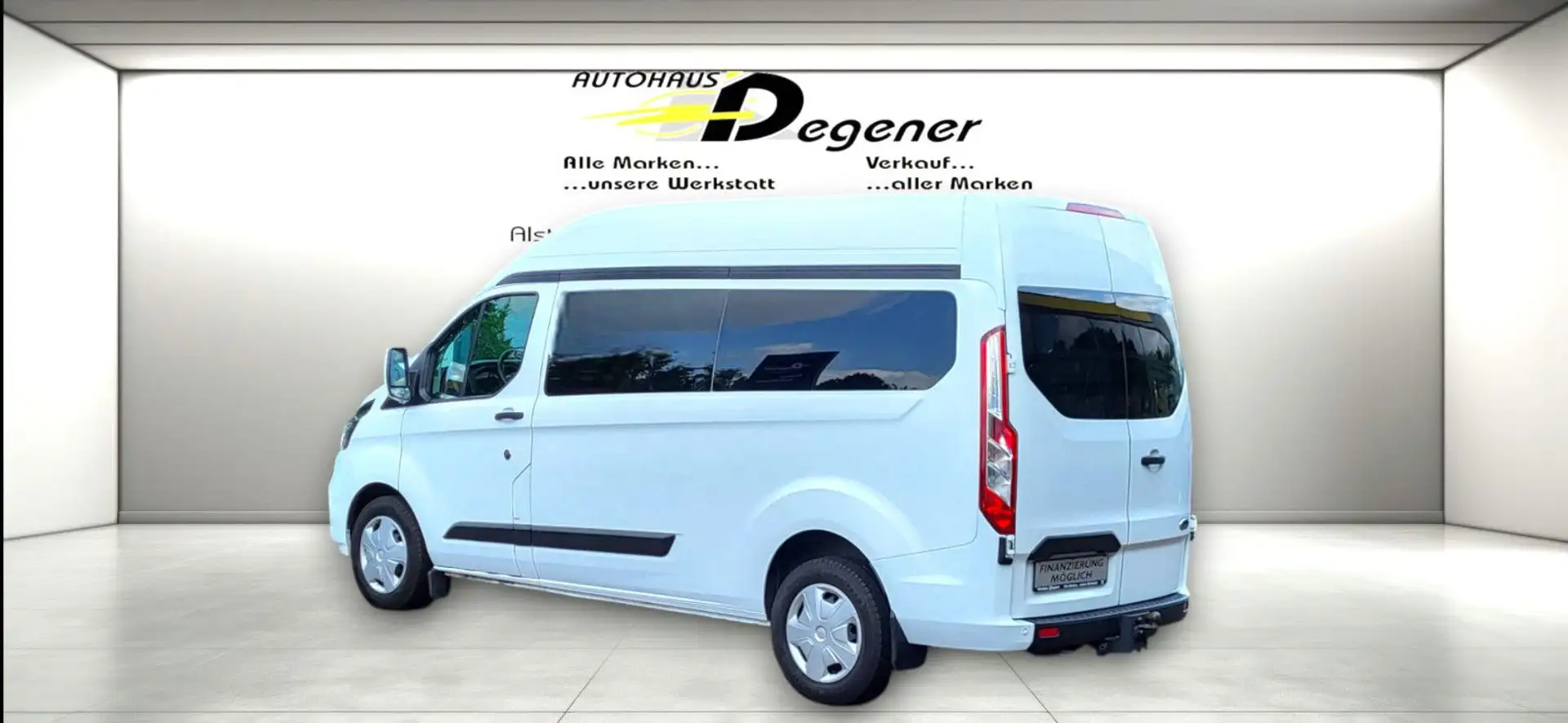 Ford Transit /Tourneo Custom 9 Sitze Kombi L2 H2 AHK Weiß - 2