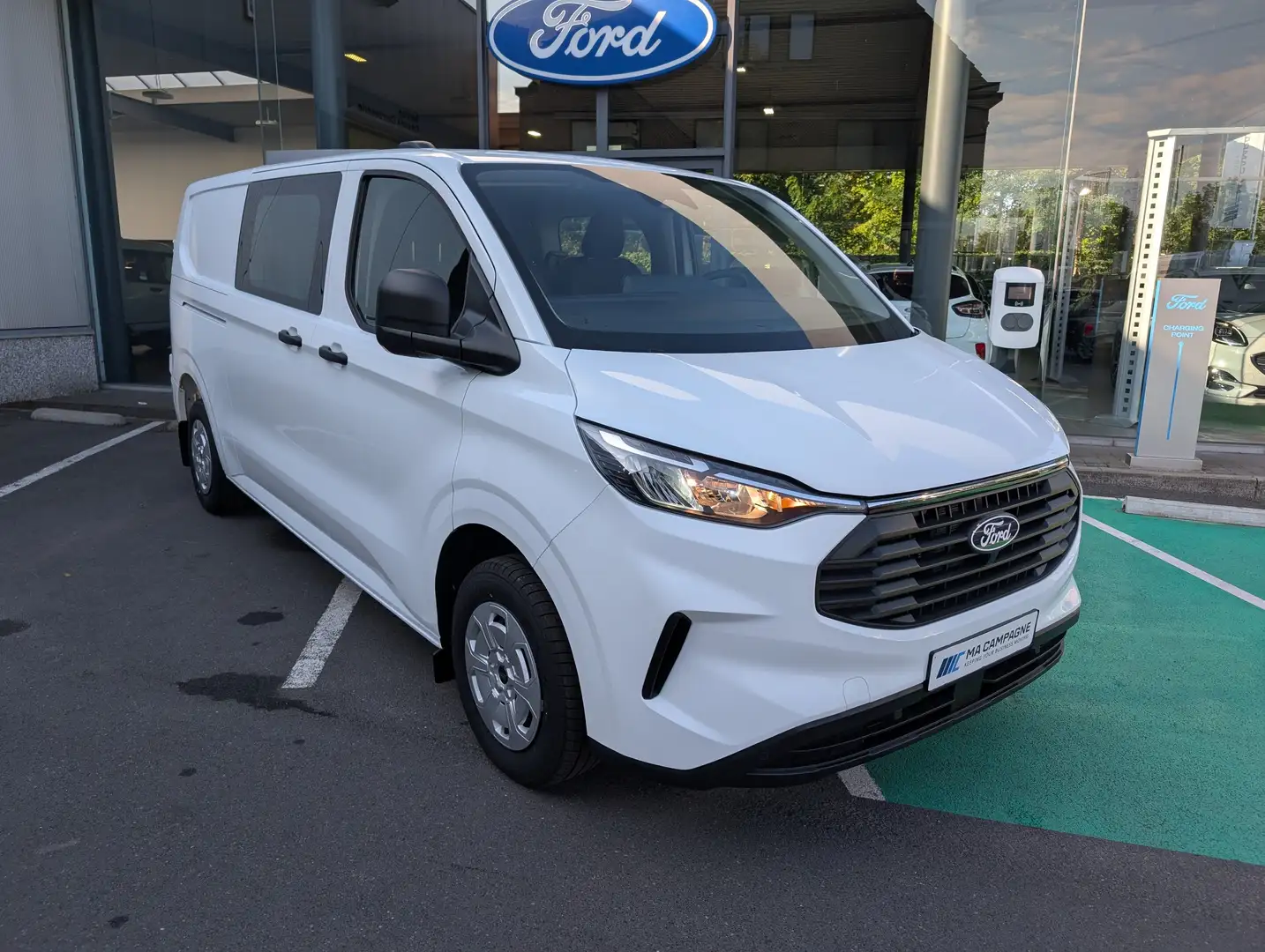 Ford Transit Custom DC Trend 320L L2 2.0TDCi 150pk Blanc - 1