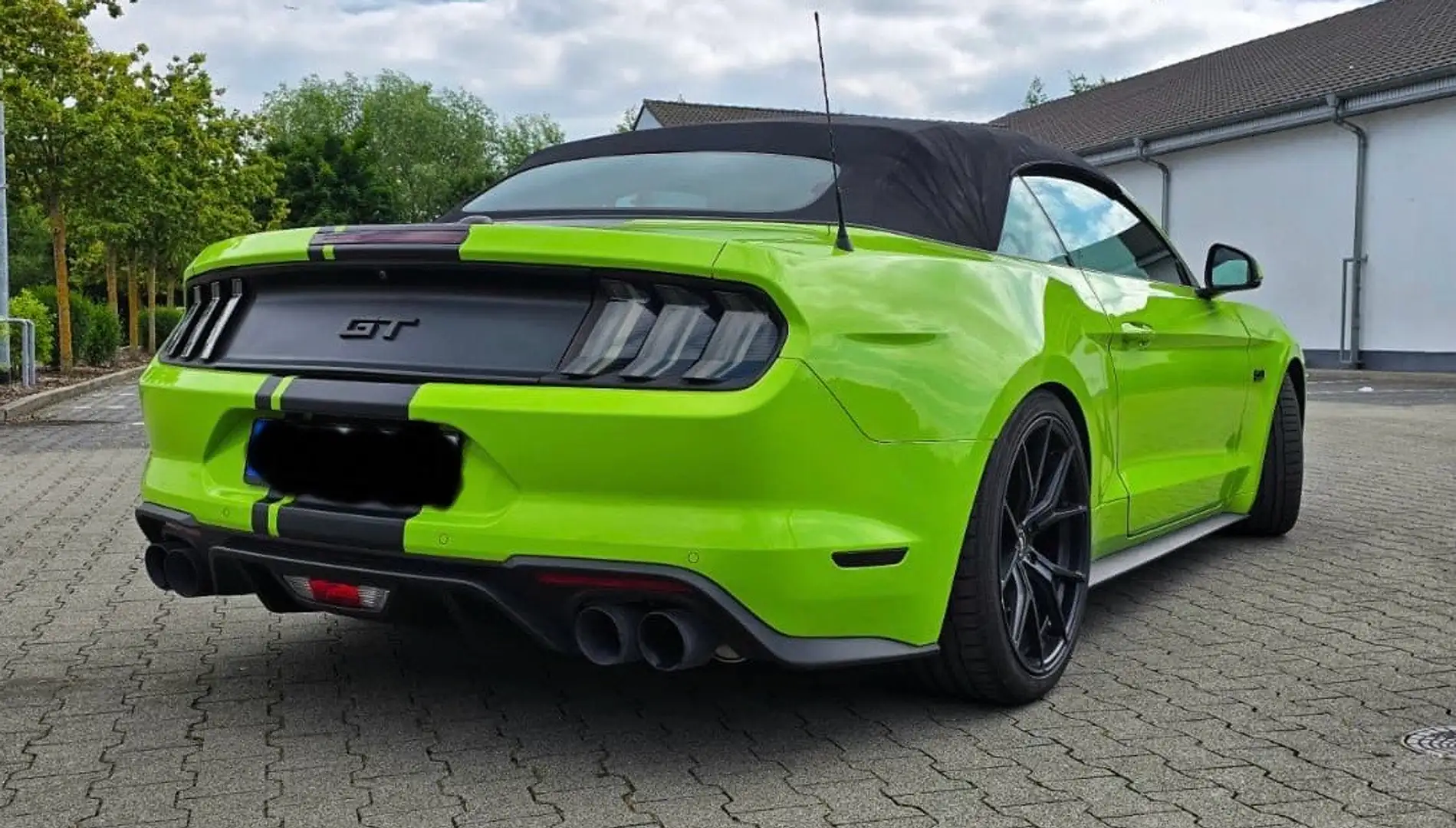 Ford Mustang Convertible 5.0 Ti-VCT V8 Aut. GT 1.Hd Unfallfrei Grün - 2