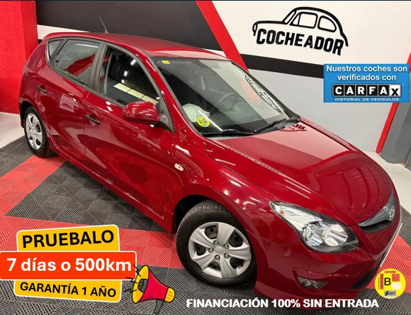 Hyundai i30 1.6 CRDi Classic GL Burdeos - 1