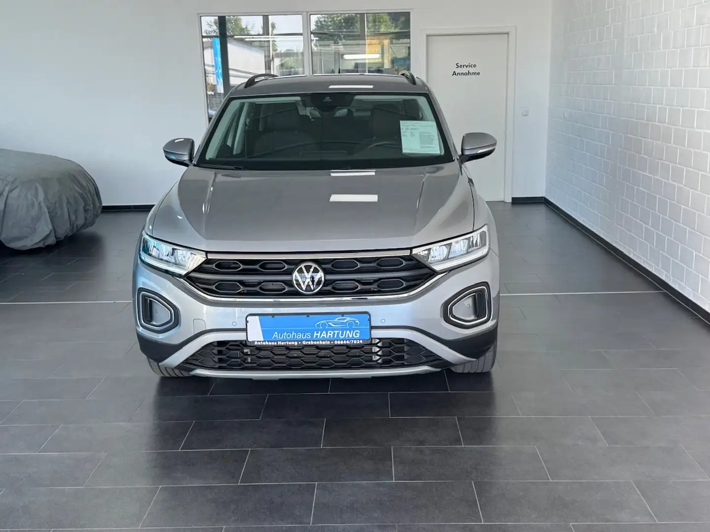 Volkswagen T-Roc 1.5 TSI  Life, Alu, PDC, CarPlay-Navi ,Klimaa., Gris - 2