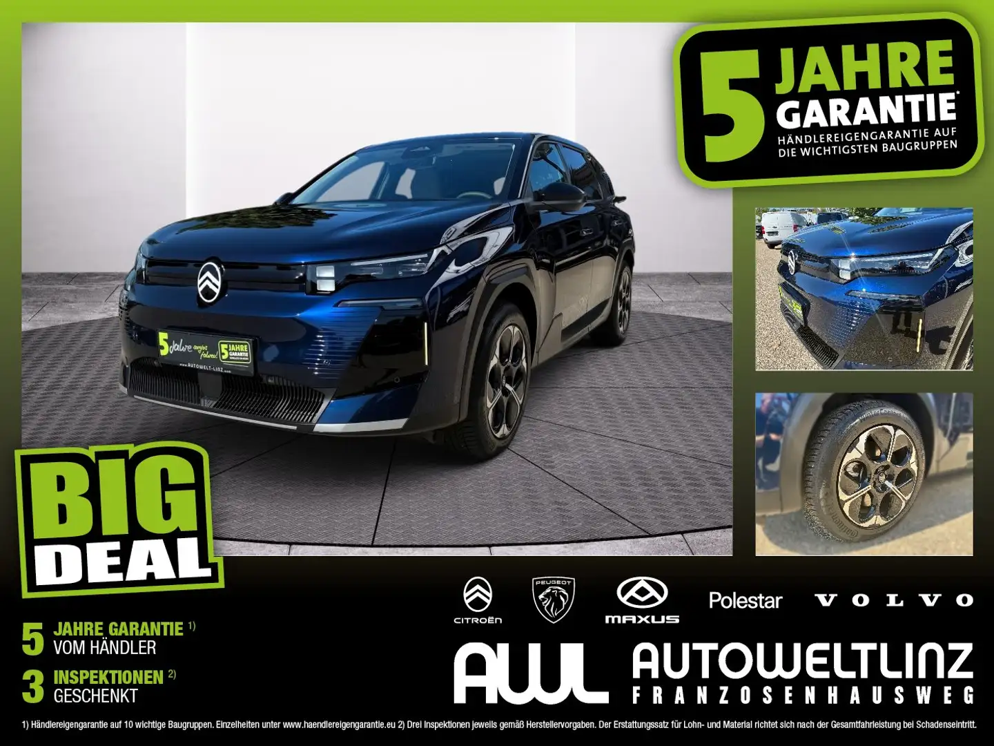 Citroen C5 Aircross E 210 Standrad-Range MAX ACC+LED+SHZ Blau - 1