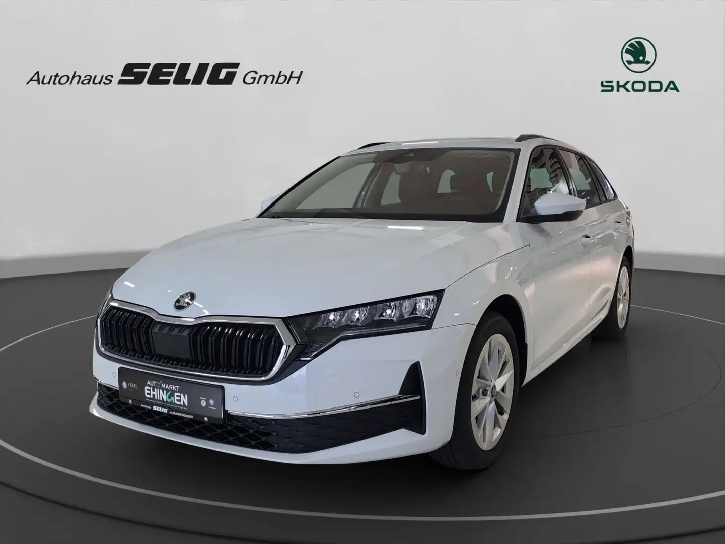 Skoda Octavia Combi 2.0 TDI DSG Selection, LED, PDC, A Weiß - 1
