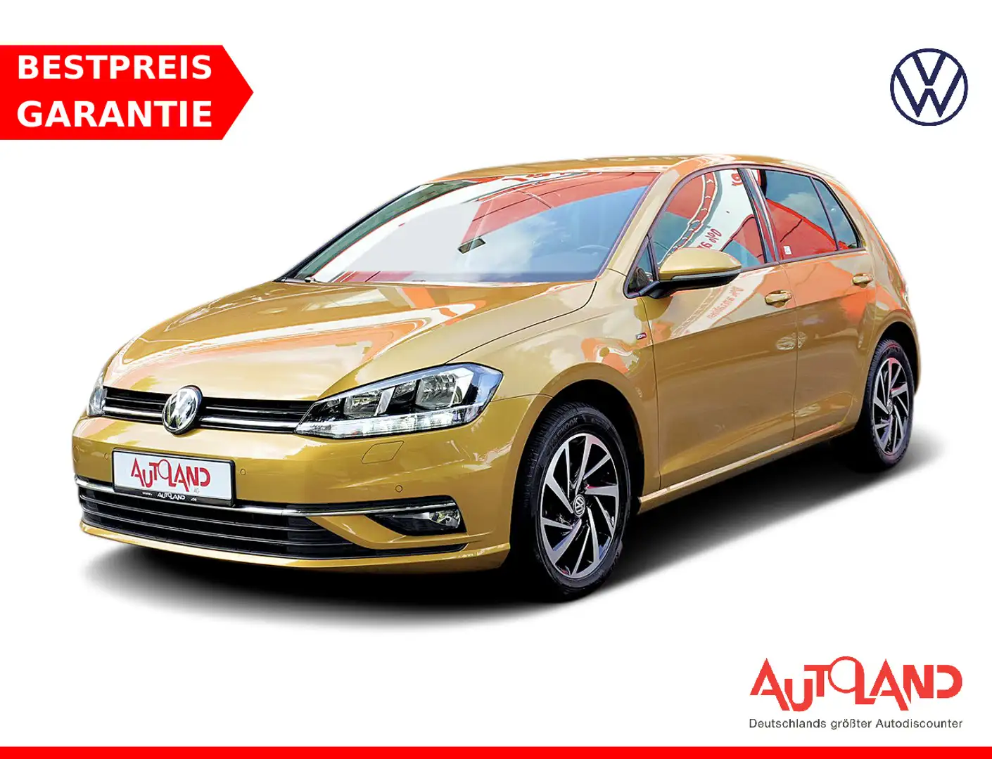 Volkswagen Golf VII 1.0 TSI Join AHK Kamera Navi LED ACC Jaune - 1