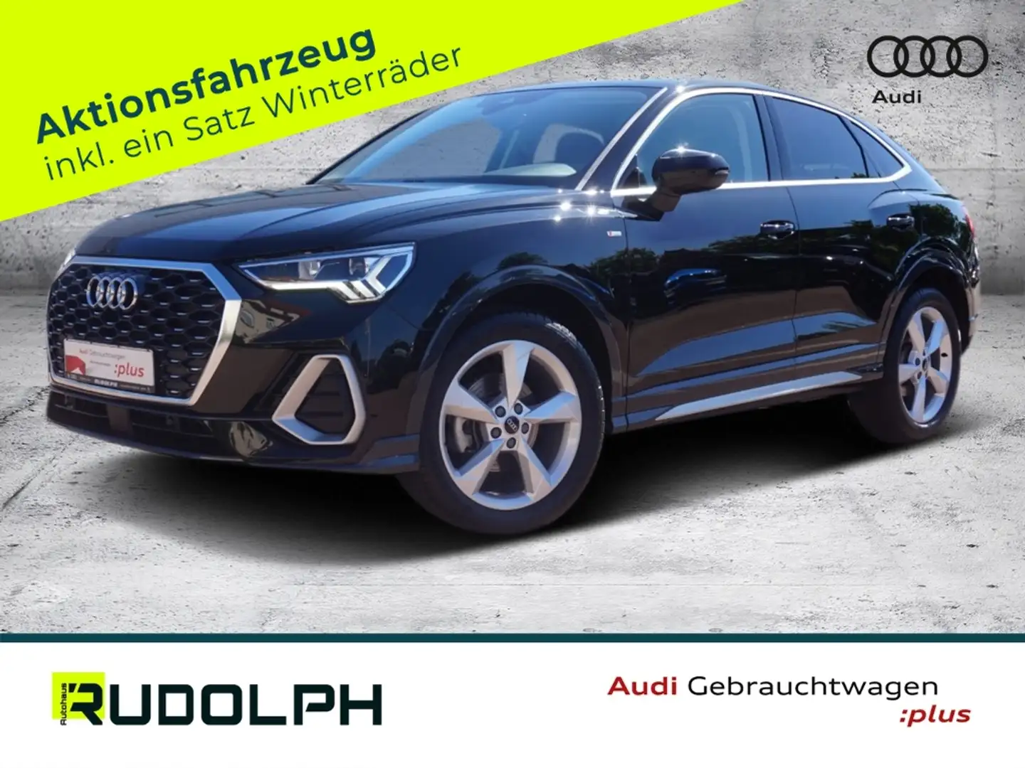 Audi Q3 Sportback S line 35 TFSI S-tronic LED ACC AHK Schwarz - 1