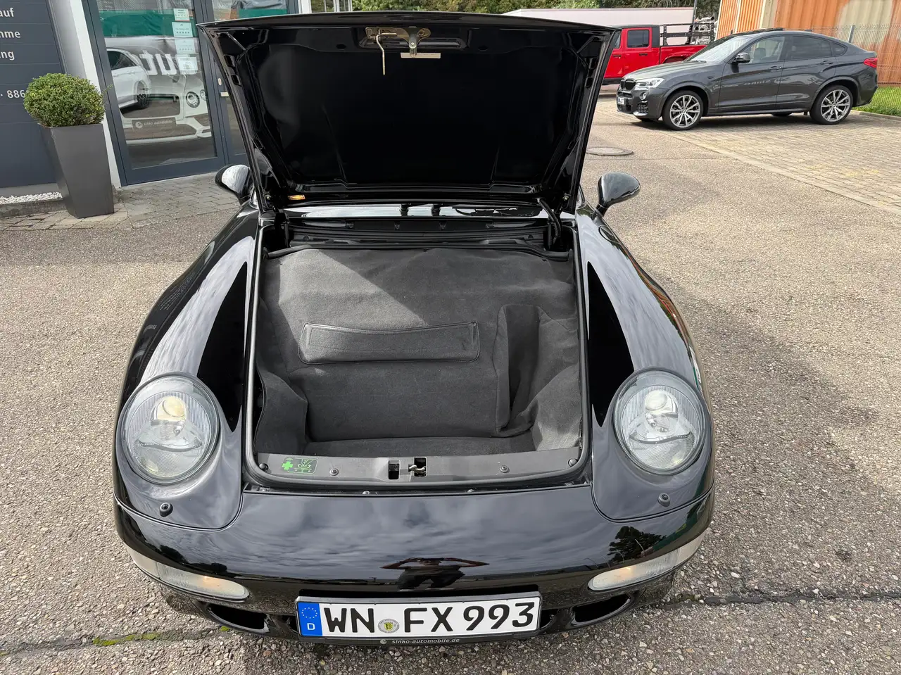 Porsche 993 911/ 993 Turbo*C00 WLS2 COC: 911Turbo S*BRD MJ98 Unfallfrei KW Gewinde schwarz uni, foto 10