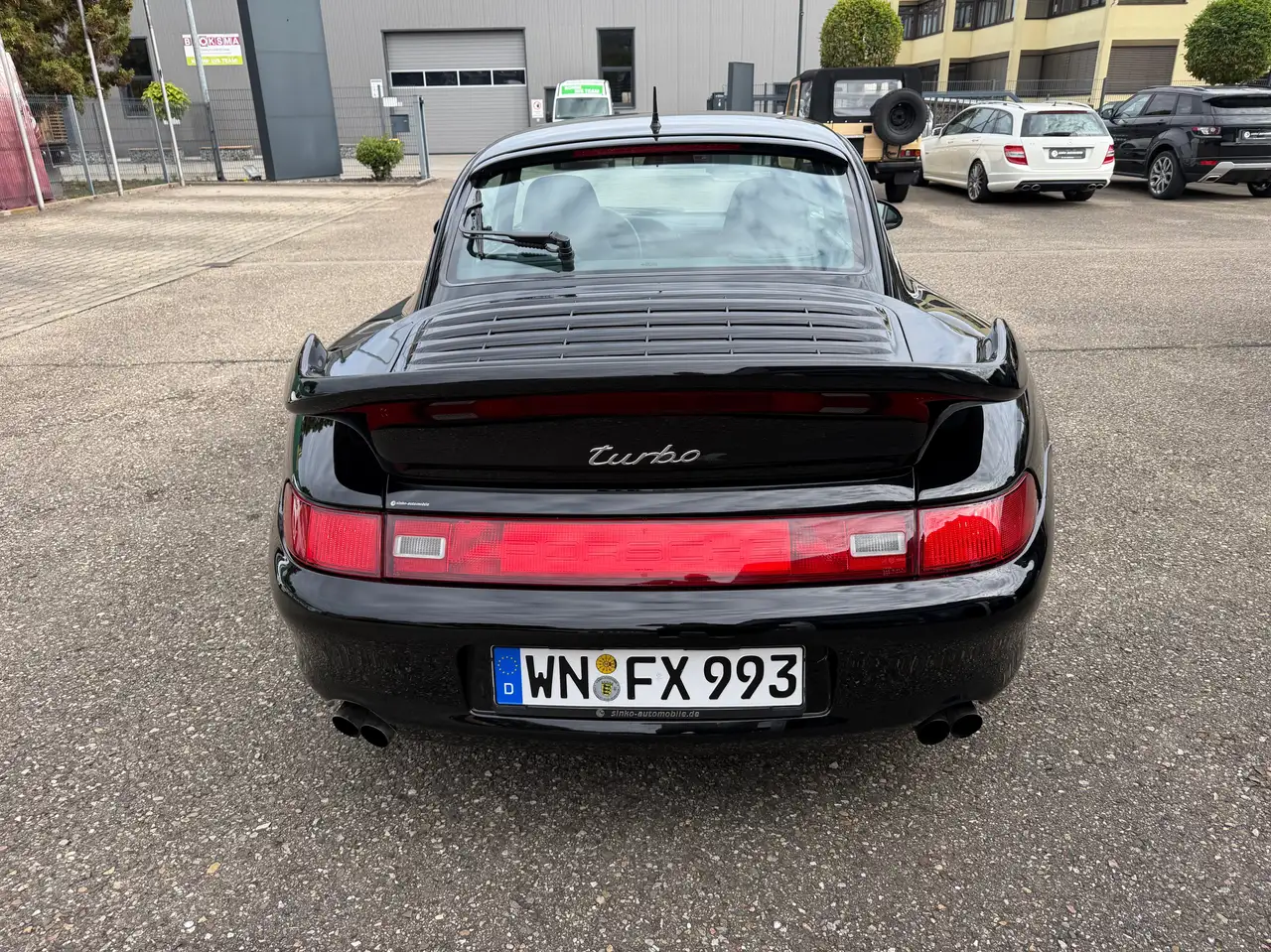 Porsche 993 911/ 993 Turbo*C00 WLS2 COC: 911Turbo S*BRD MJ98 Unfallfrei KW Gewinde schwarz uni, foto 5