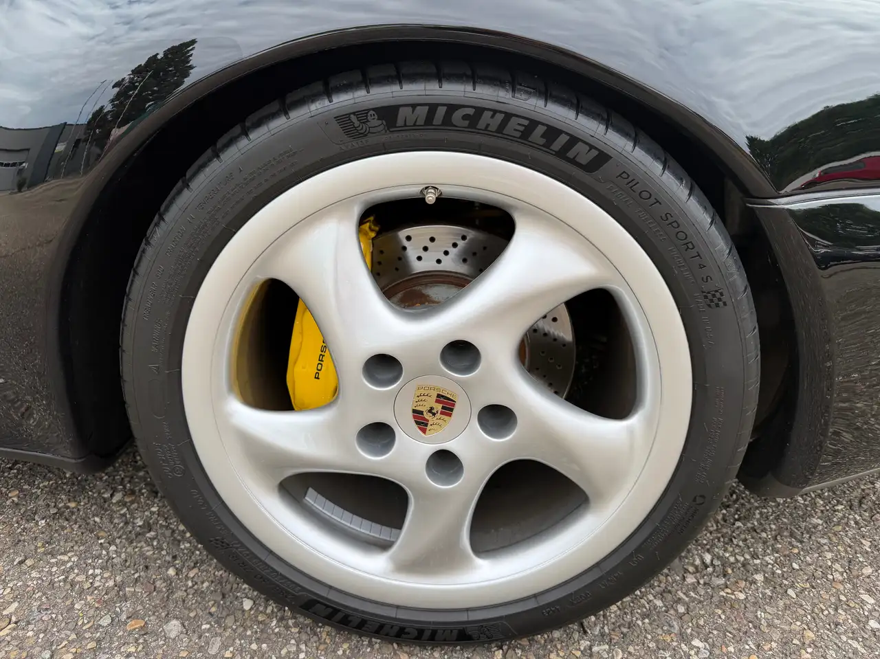 Porsche 993 911/ 993 Turbo*C00 WLS2 COC: 911Turbo S*BRD MJ98 Unfallfrei KW Gewinde schwarz uni, foto 9