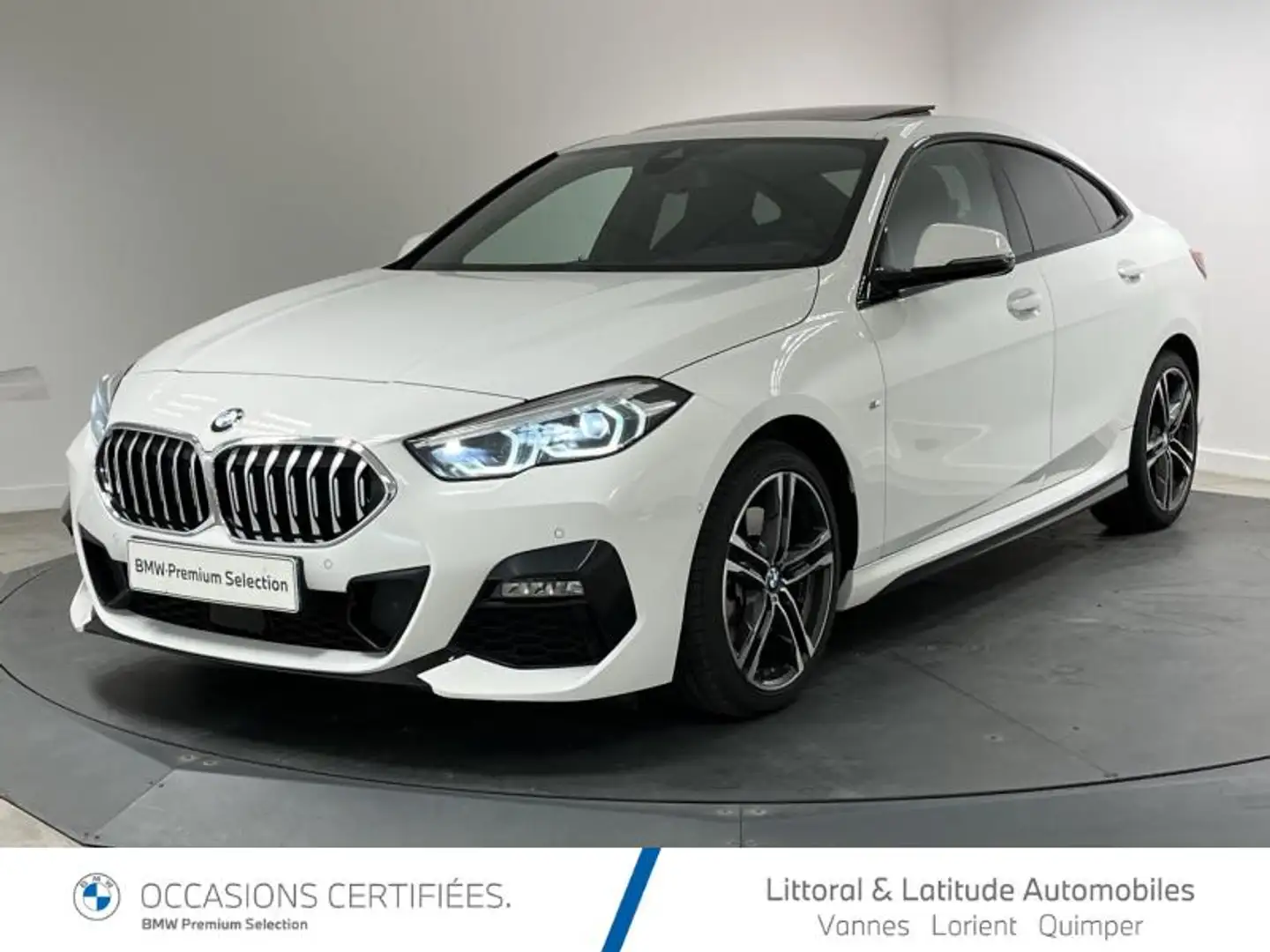 BMW 220 220dA 190ch M Sport Blanc - 1