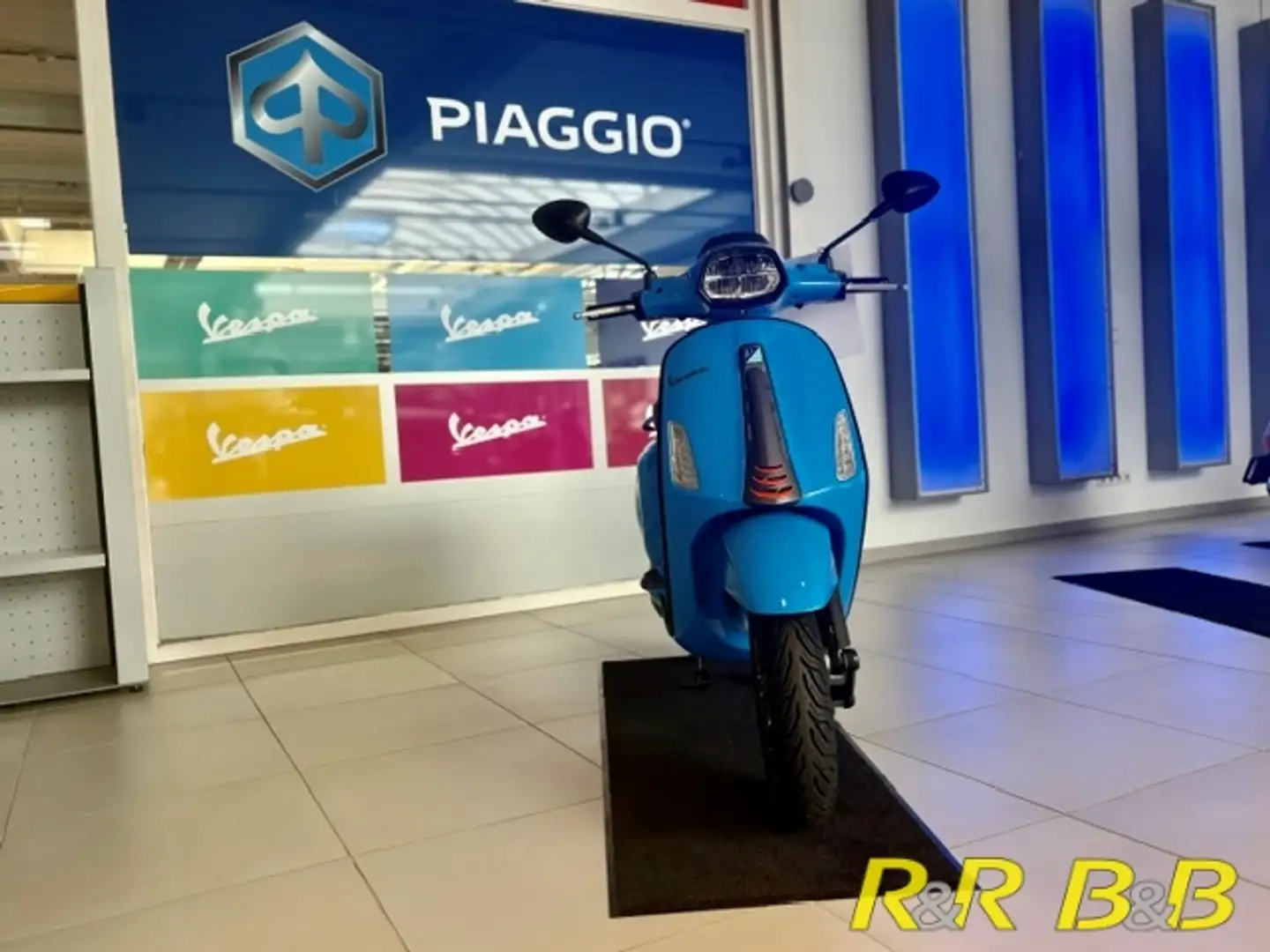 Vespa Sprint 125 i.e. S E5+ AT ALU+ABS+LED+USB+GARANTIE Blu/Azzurro - 1