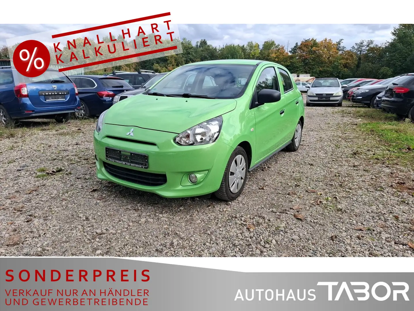 Mitsubishi Space Star Star 1.0 Klassik Kollektion Klima el.FH Grün - 1