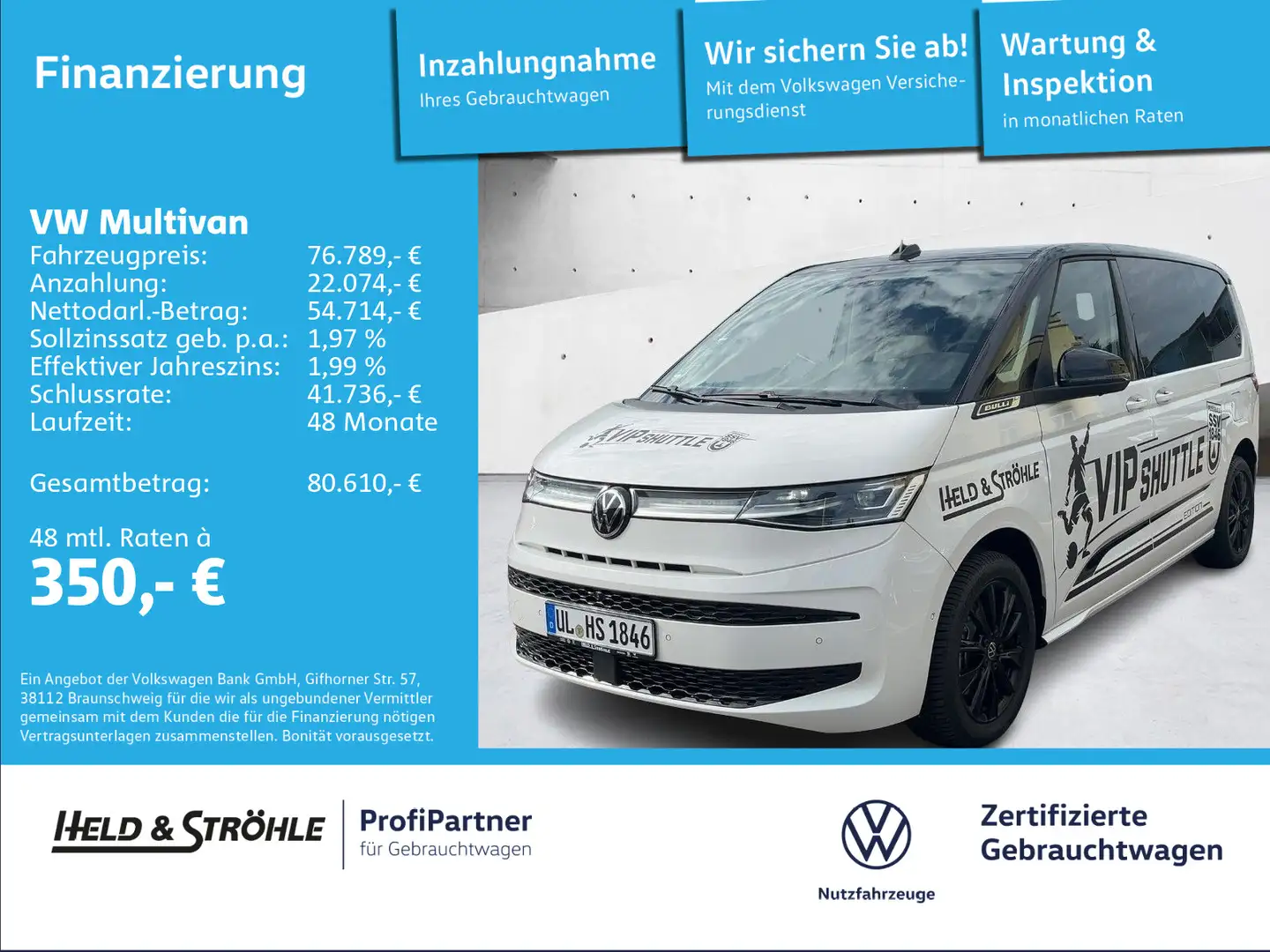 Volkswagen T7 Multivan T7 Multivan Edition 2.0 TDI DSG 18 AHK PANO STHZ Weiß - 1