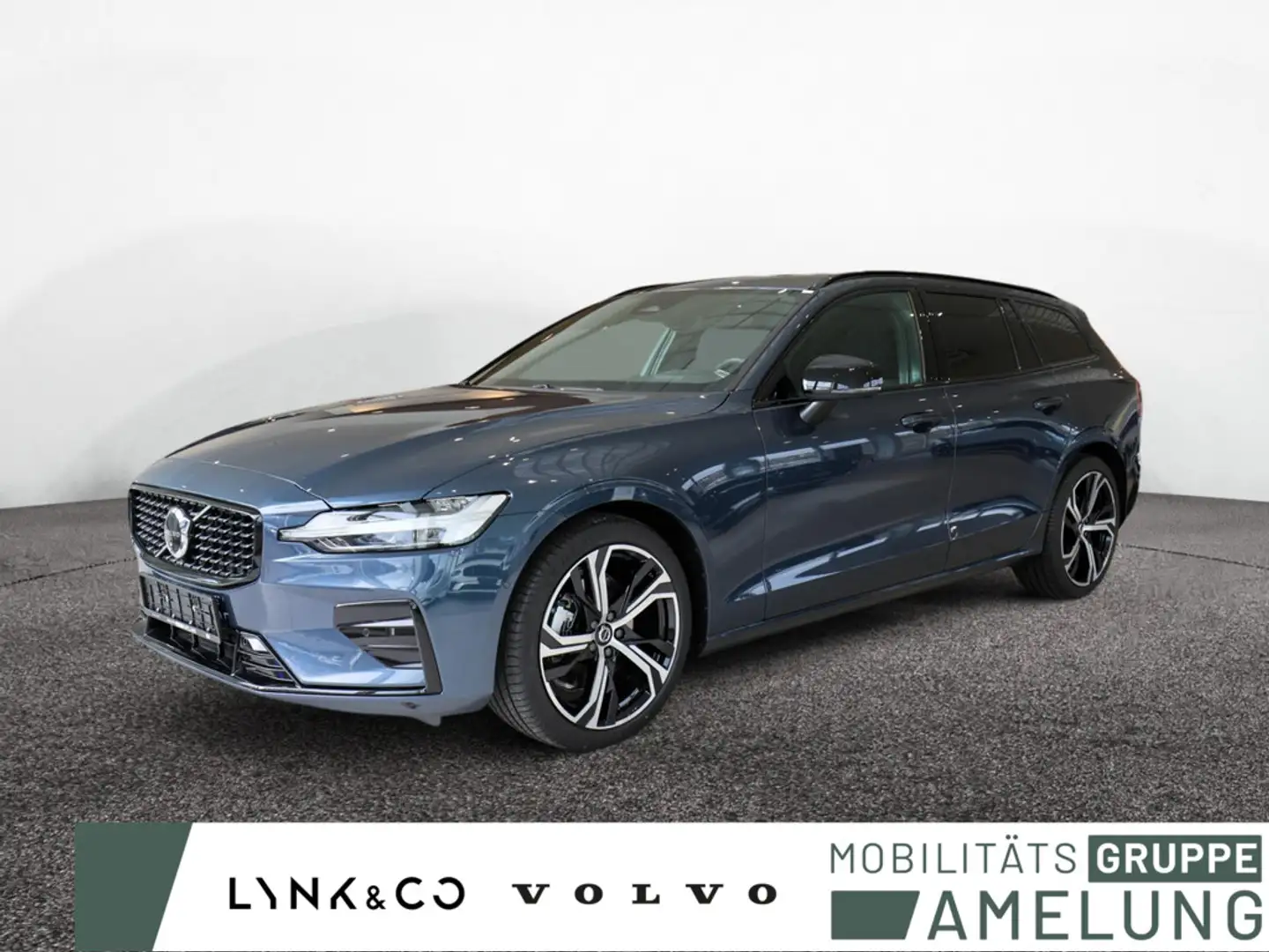 Volvo V60 B4 Plus Dark H/K NAVI W-LAN ACC LED PANO Blu/Azzurro - 1