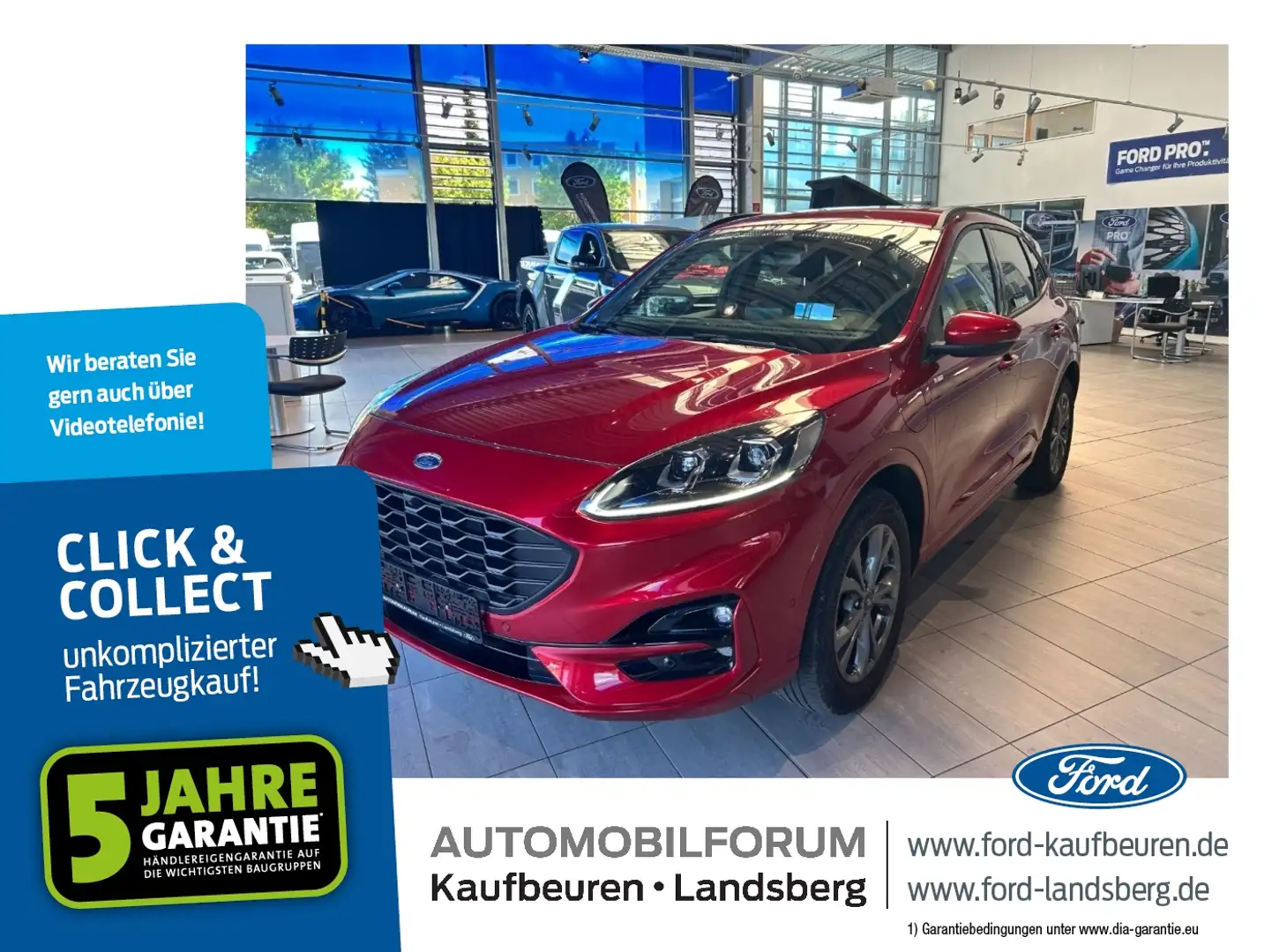 Ford Kuga 2.5 Duratec PHEV ST-Line X ACC AHK LED Navi Rouge - 1