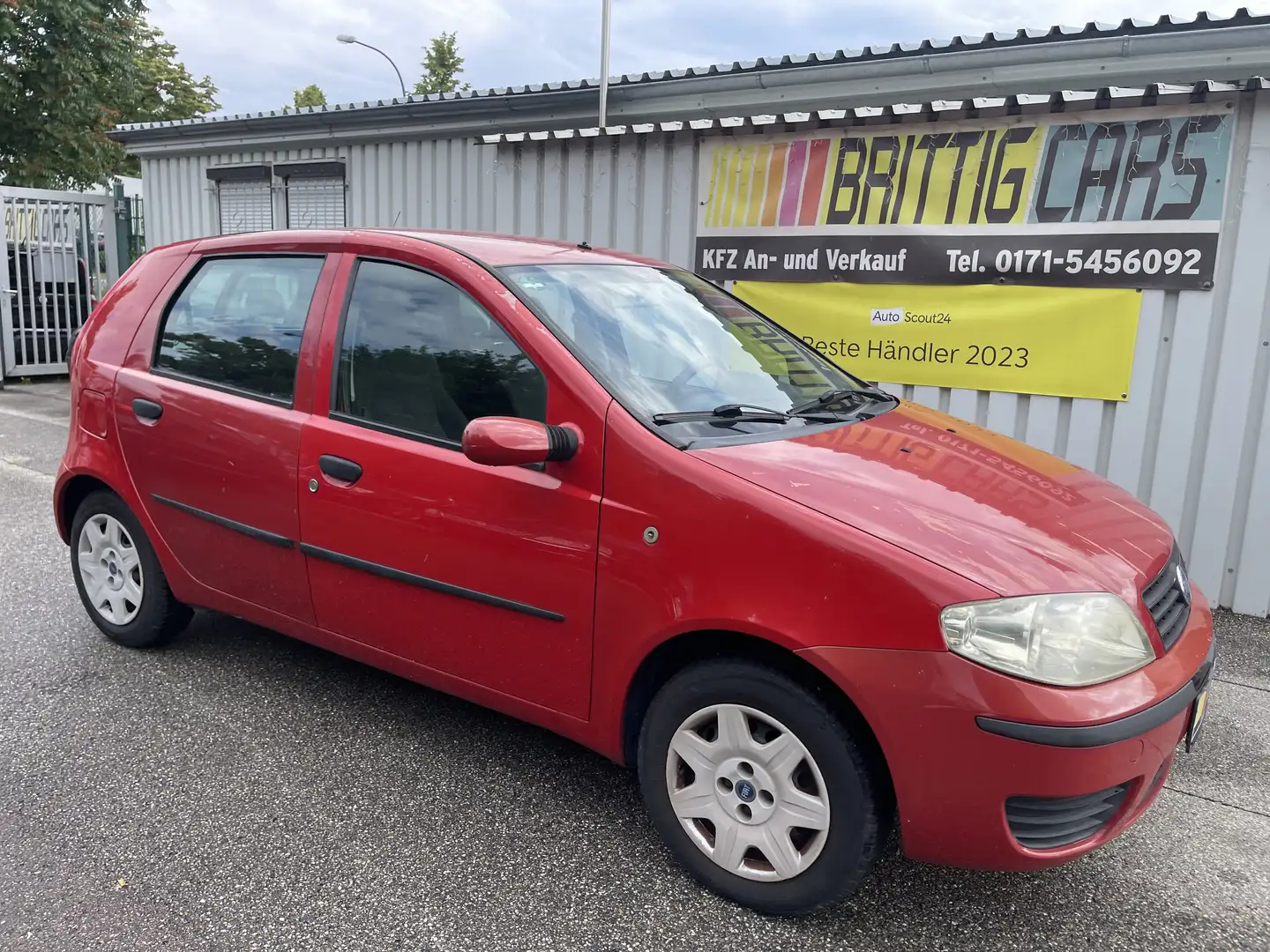 Fiat Punto 1.2 16V Dynamic*TÜV NEU* Klima* 4 Türen Rot - 2