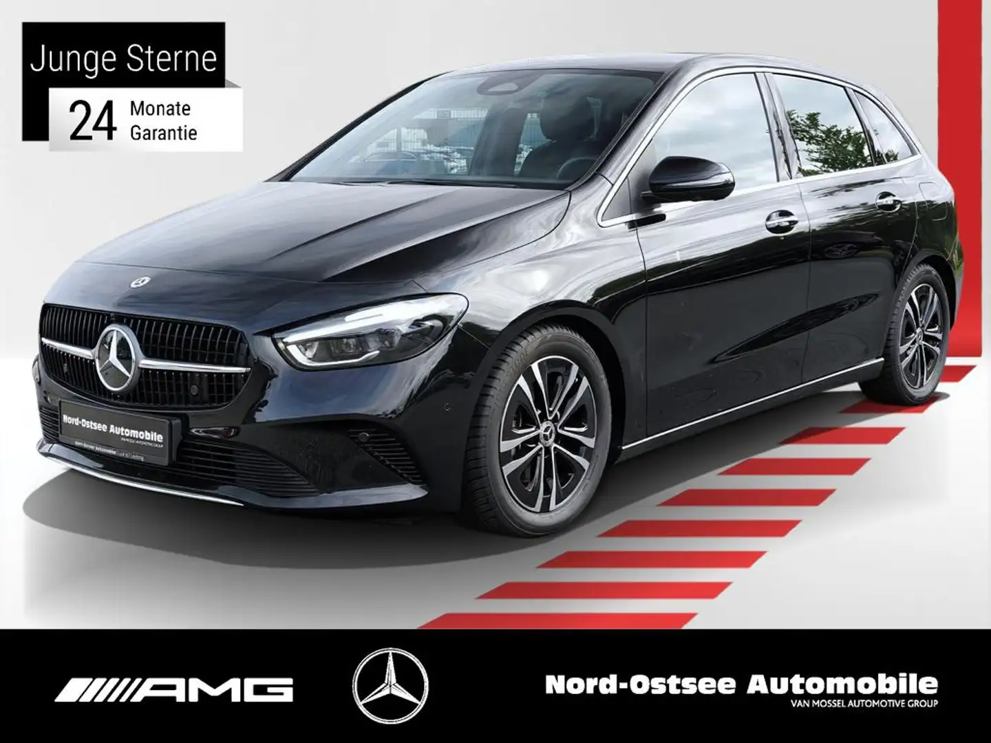 Mercedes-Benz B 200 d PROGRESSIVE MULTIBEAM 360°AHK TEMPO SHZ Schwarz - 1