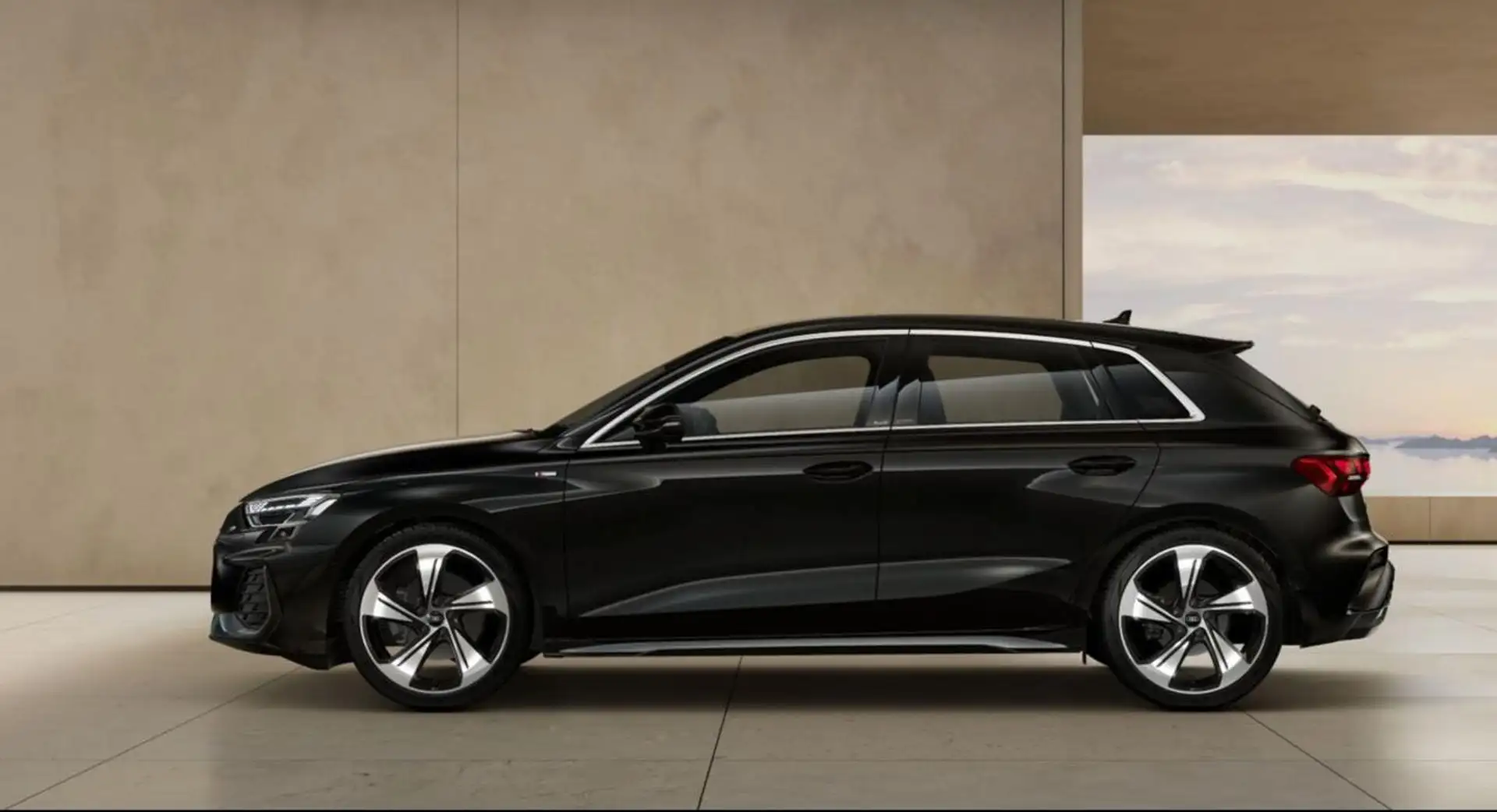 Audi A3 SPB TDI 110 kW S tronic S line edition km0 Nero - 2