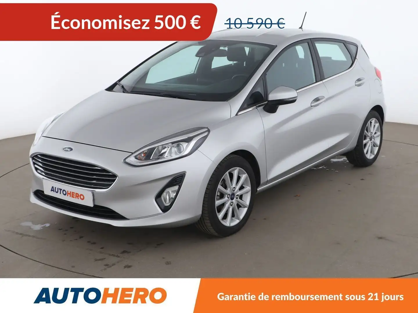Ford Fiesta 1.0 EcoBoost Titanium Gris - 1
