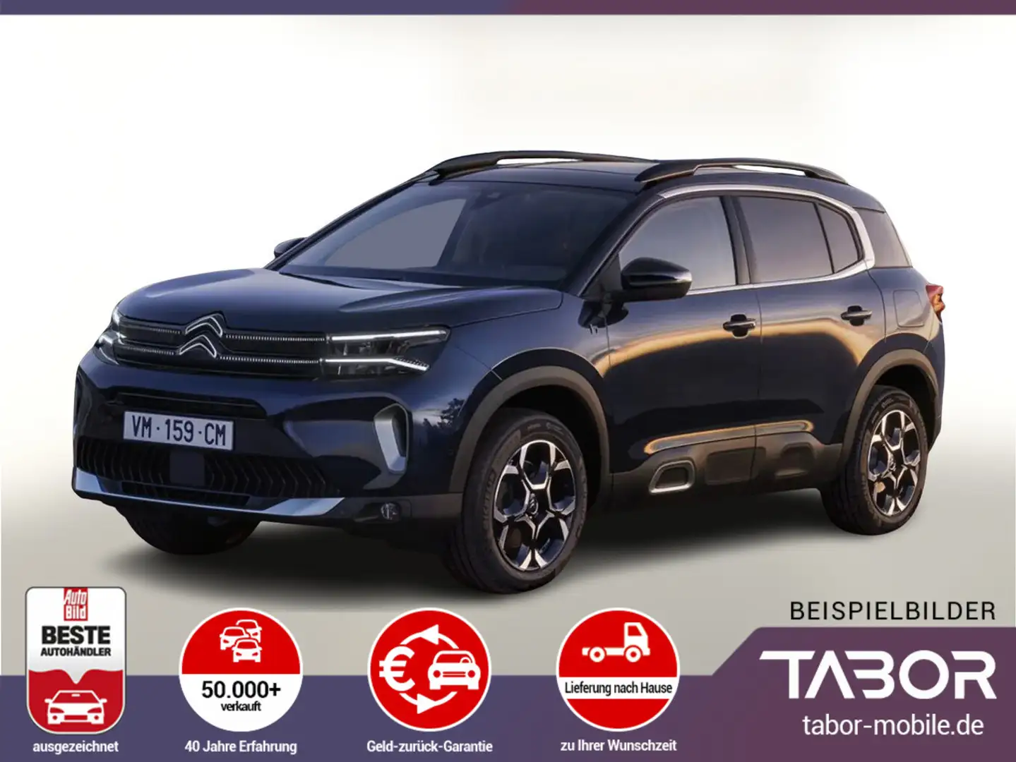 Citroen C5 Aircross 130 EAT8 MAX Nav 180° 2xPDC ACC DigC Grigio - 1