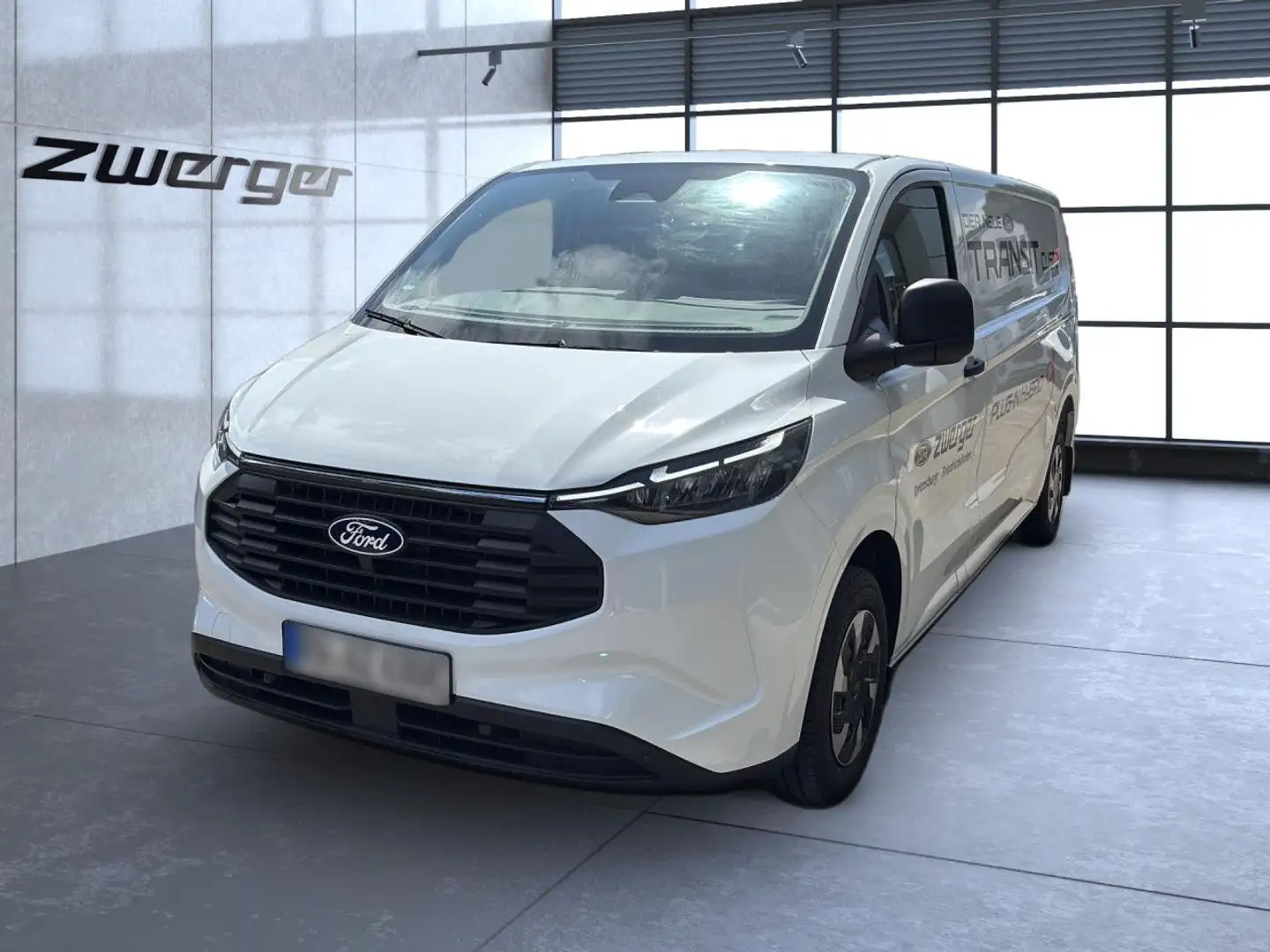 Ford Transit Custom LED PDC ACC Kamera Navi KeyFree DAB Blanc - 1
