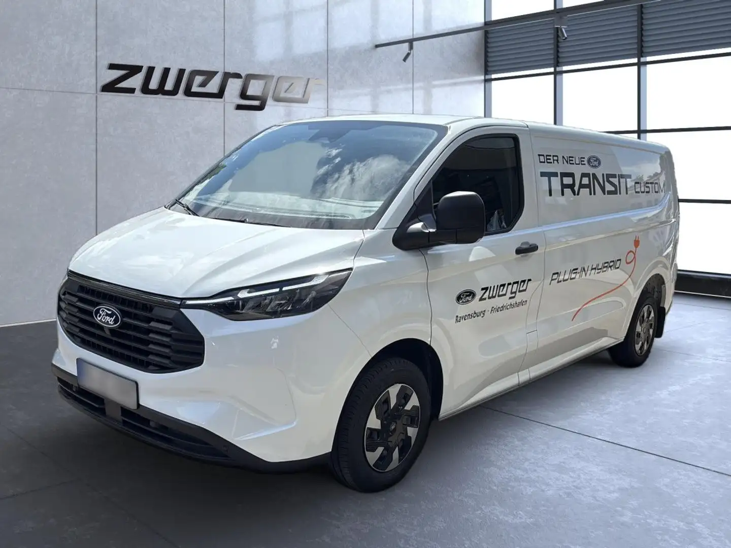 Ford Transit Custom LED PDC ACC Kamera Navi KeyFree DAB Blanc - 2
