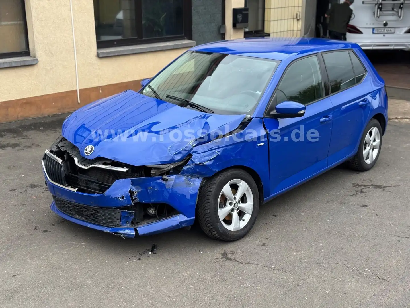 Skoda Fabia 1.0 MPI Clever Euro6 Klima SHZ ACC Bleu - 1