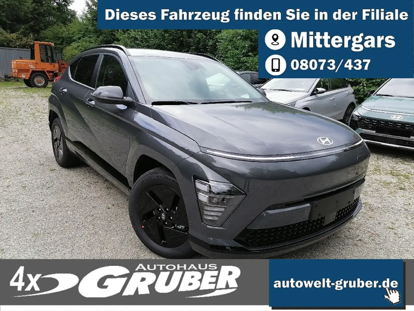 Hyundai KONA EV 49kWh TREND + el. Heckklappe Серый - 1