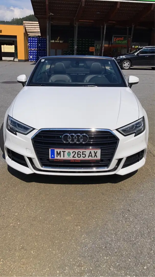 Audi Cabriolet 1,4 TFSI S Tronic Sline Interieur Weiß - 1